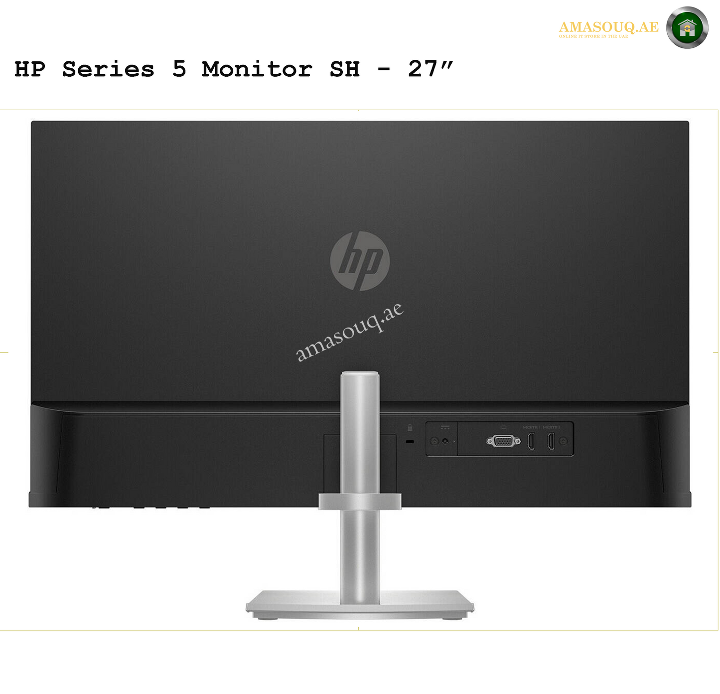 HP S5 527SH - 27" | AMASOUQ.AE BACK VIEW