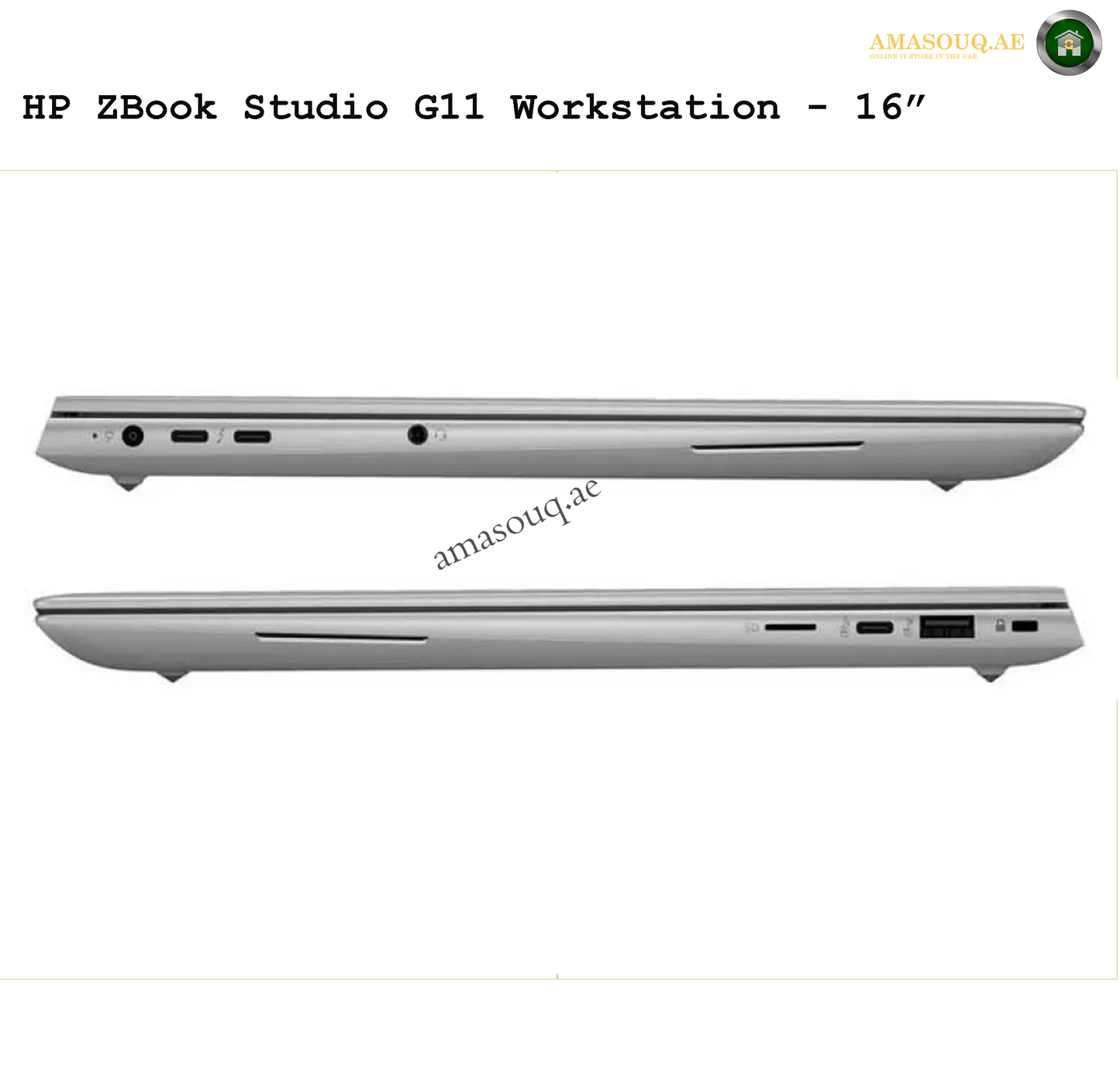 HP ZBook Studio G11 - 16" | AMASOUQ.AE PORT VIEW
