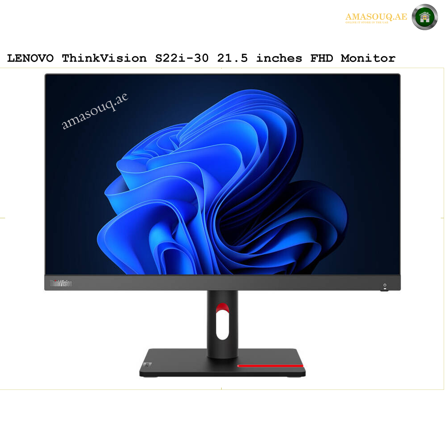 Lenovo Monitor - S22i-30 / 21.5" | AMASOUQ.AE 2