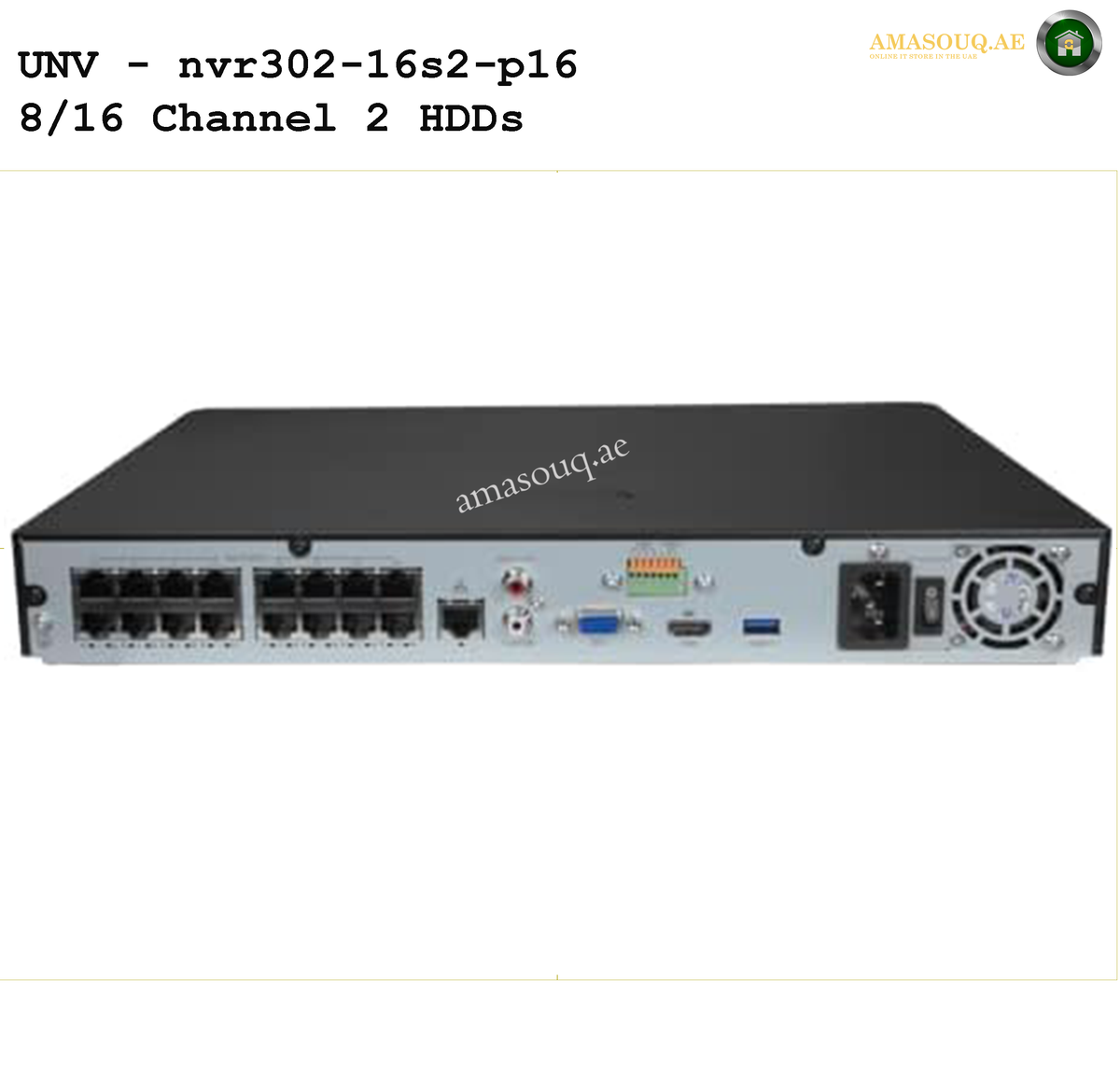 UNV NVR - 16 PoE - NVR302-16S2-P16