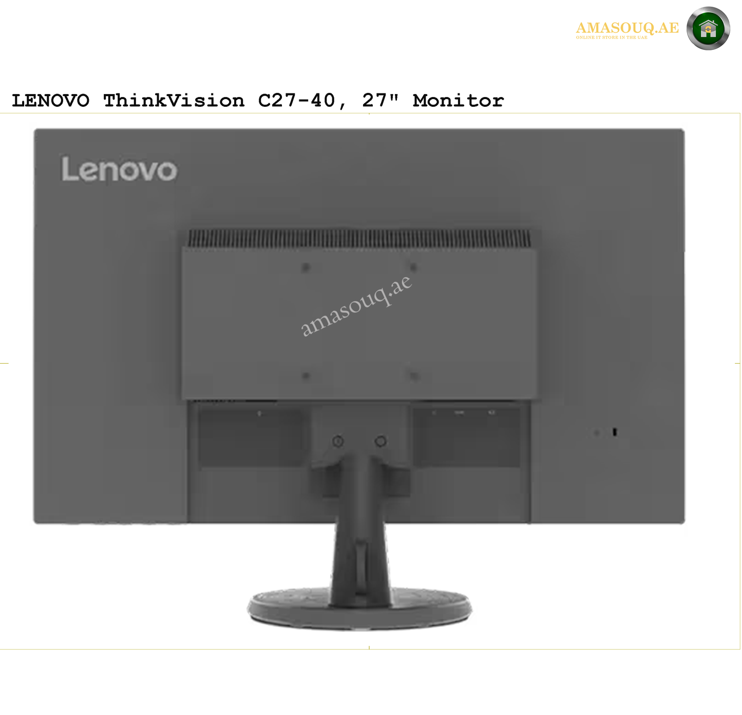 Lenovo Monitor - C27-40 / 27" | AMASOUQ.AE 4