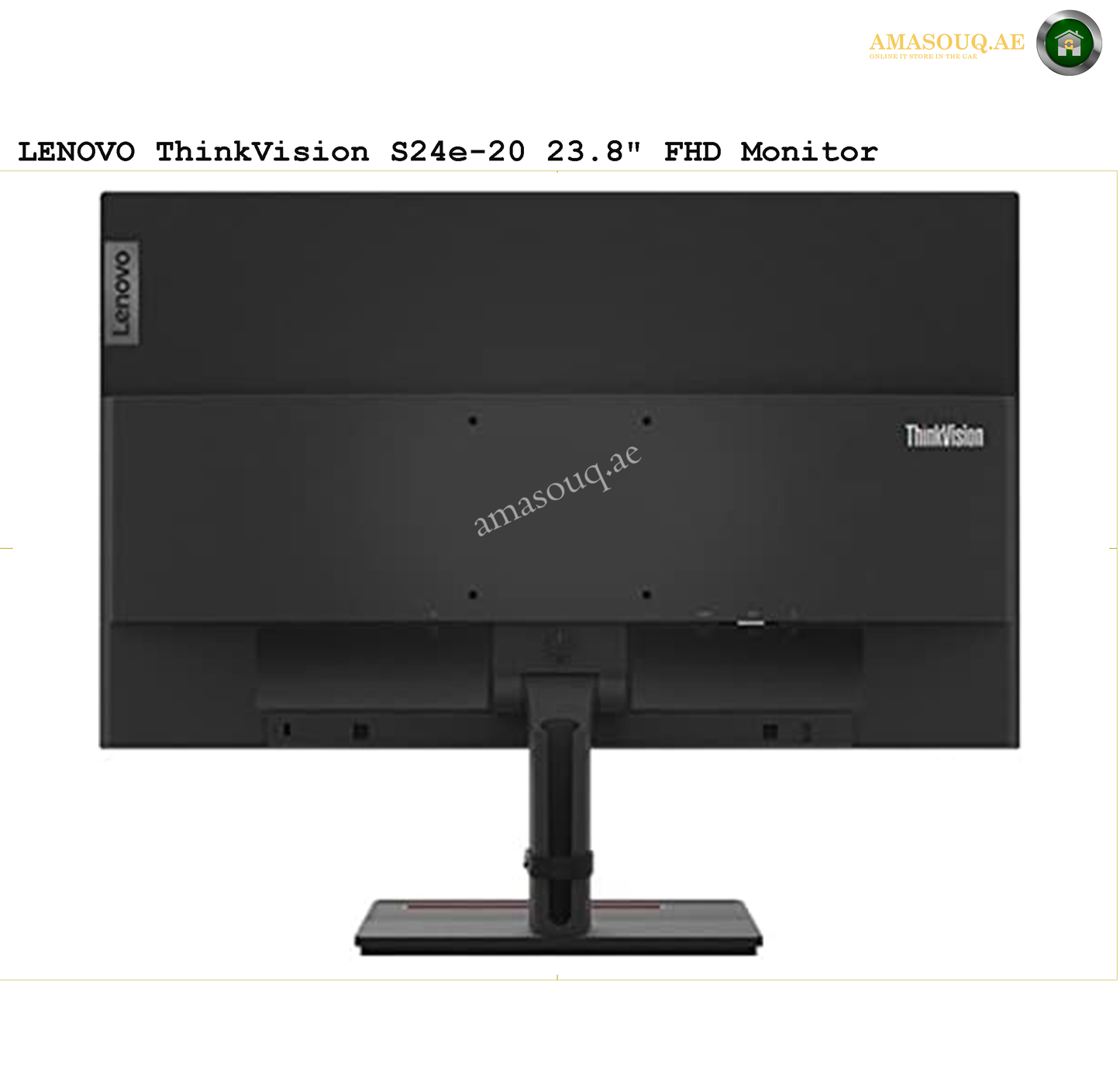 Lenovo Monitor - S24e-20 / 23.8" | AMASOUQ.AE 4