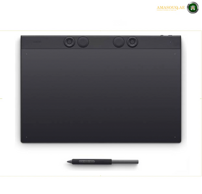 Wacom Intuos Pro Large PTK-870 Drawing Tablet, Pro Pen 3 with 8192 Pressure Levels & Tilt Support, Bluetooth 5.3 & USB-C Connectivity, 10 ExpressKeys 2 Dials Multi-Device Pairing | PTK870K0B