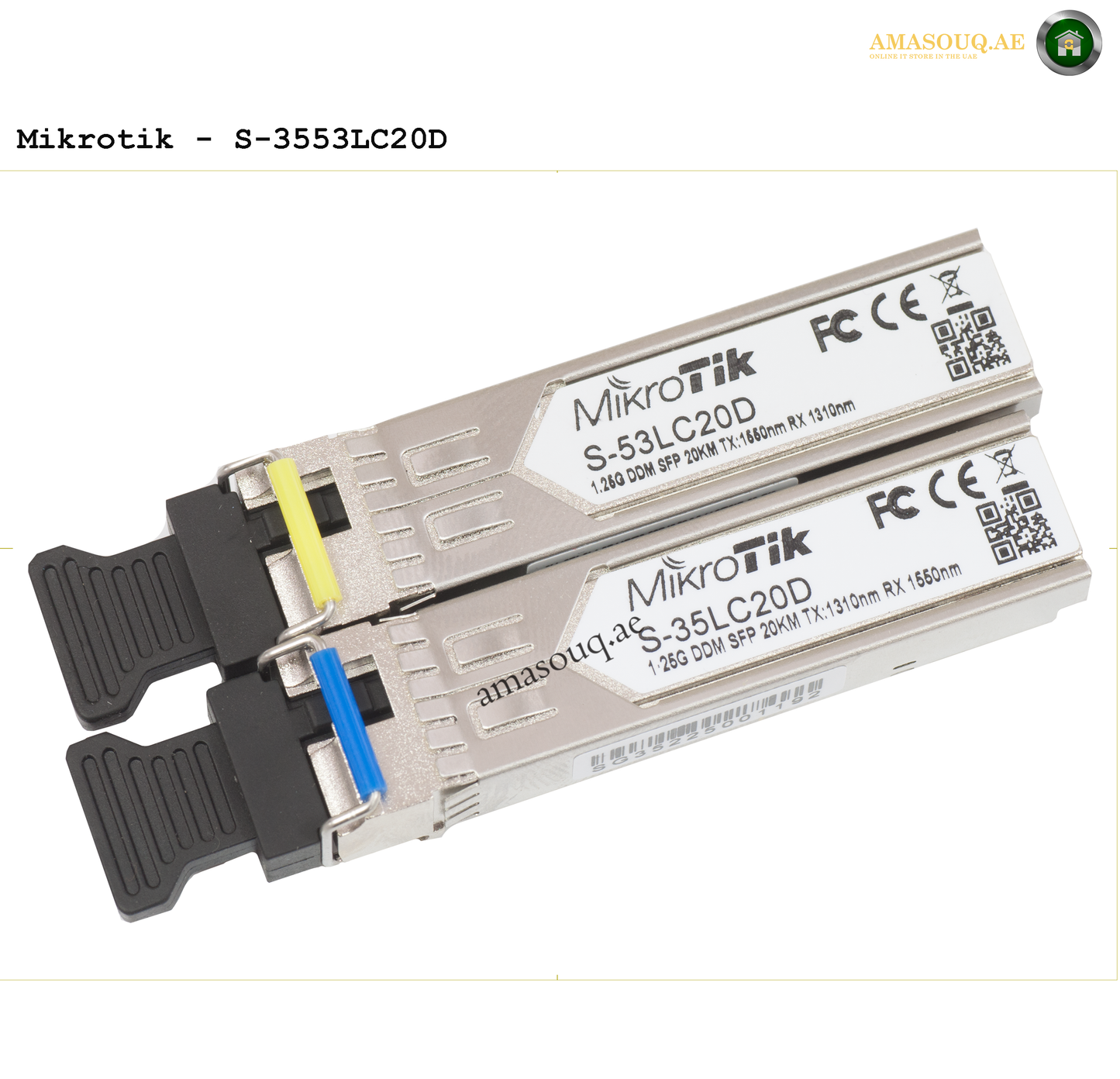 Mikrotik - S-3553LC20D - TRANSCEIVERS | AMASOUQ.AE