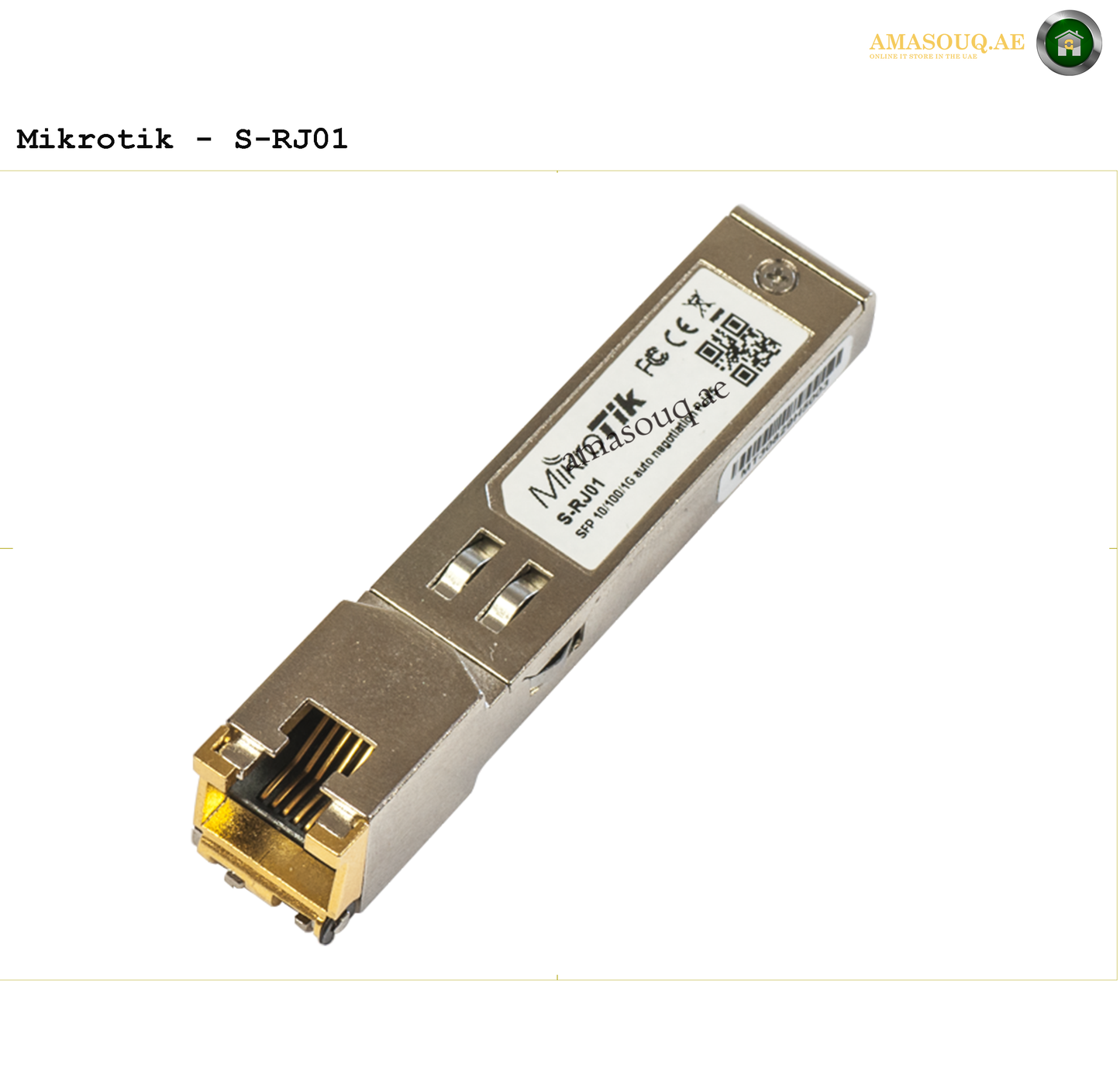 Mikrotik S-RJ01 network module at AMASOUQ.AE