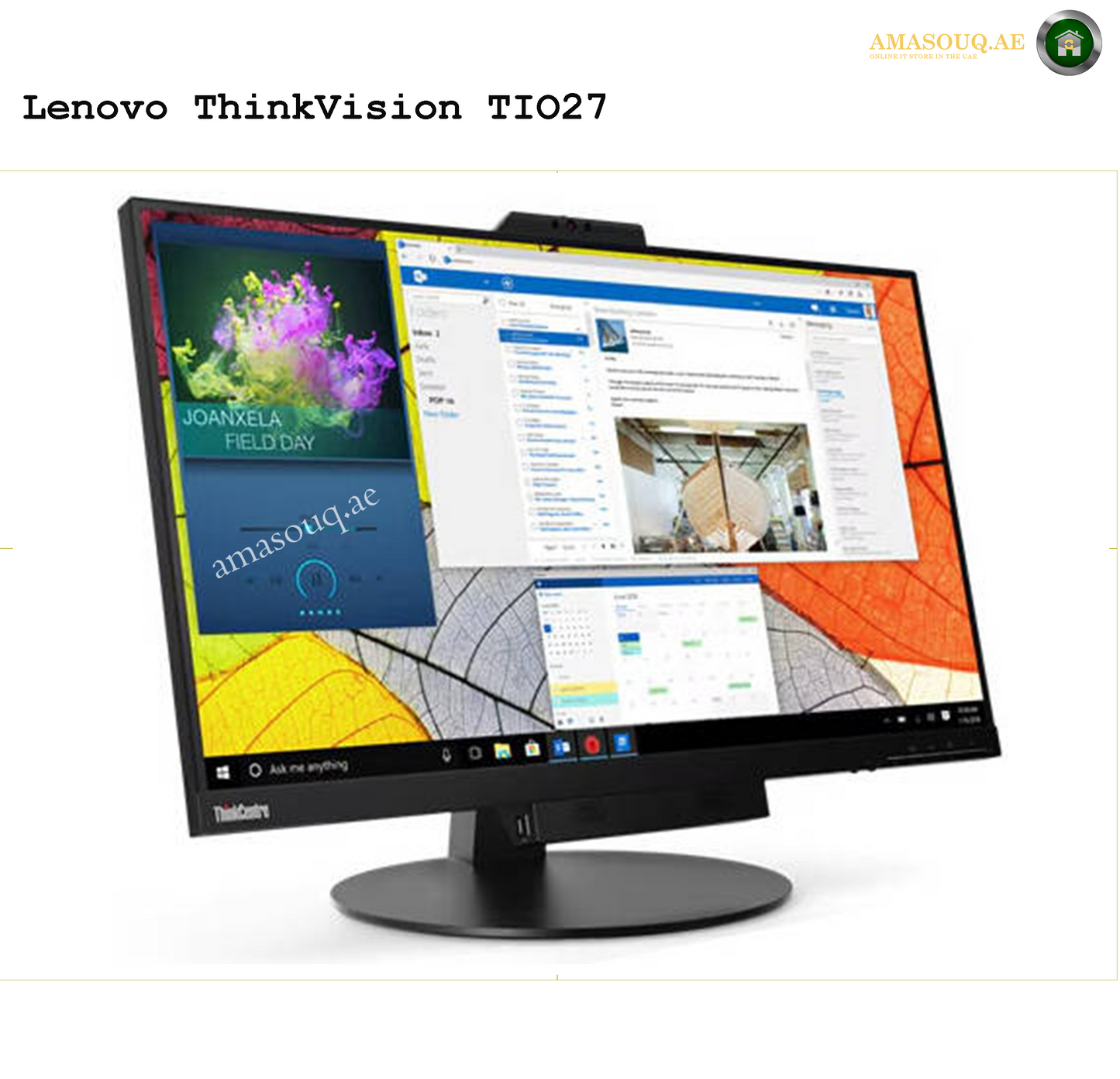 Lenovo ThinkCentre Tiny-In-One (TIO) 27" Monitor – UHD Display for Professionals