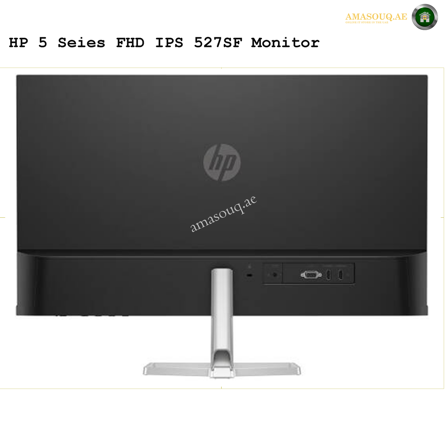 HP S5 527SF - 27" | AMASOUQ.AE BACK VIEW