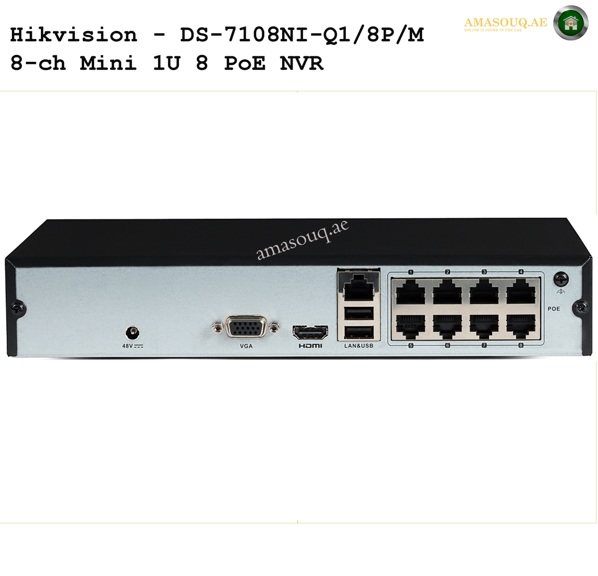 Hikvision NVR - DS-7104NI-Q1/4P | DS-7108NI-Q1/8P