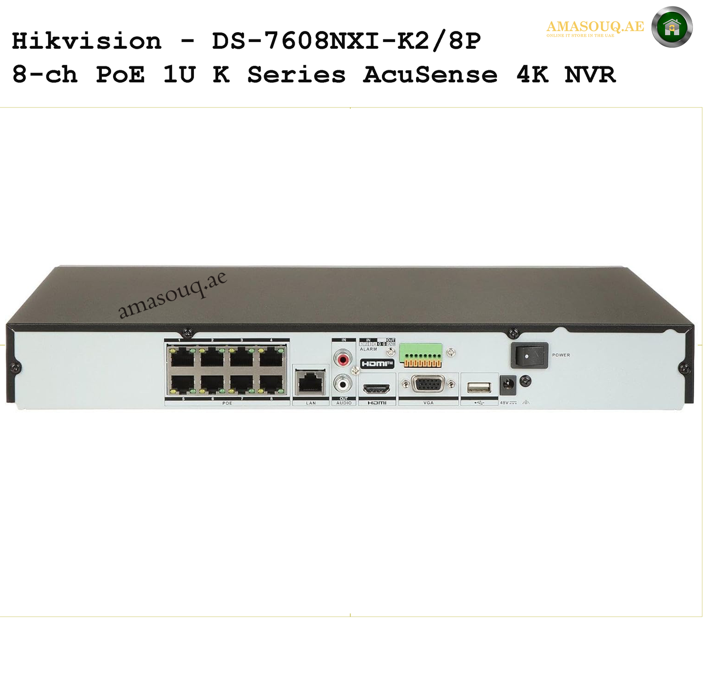 Hikvision NVR - DS-7604NXI-K1/4P | DS-7608NXI-K2/8P