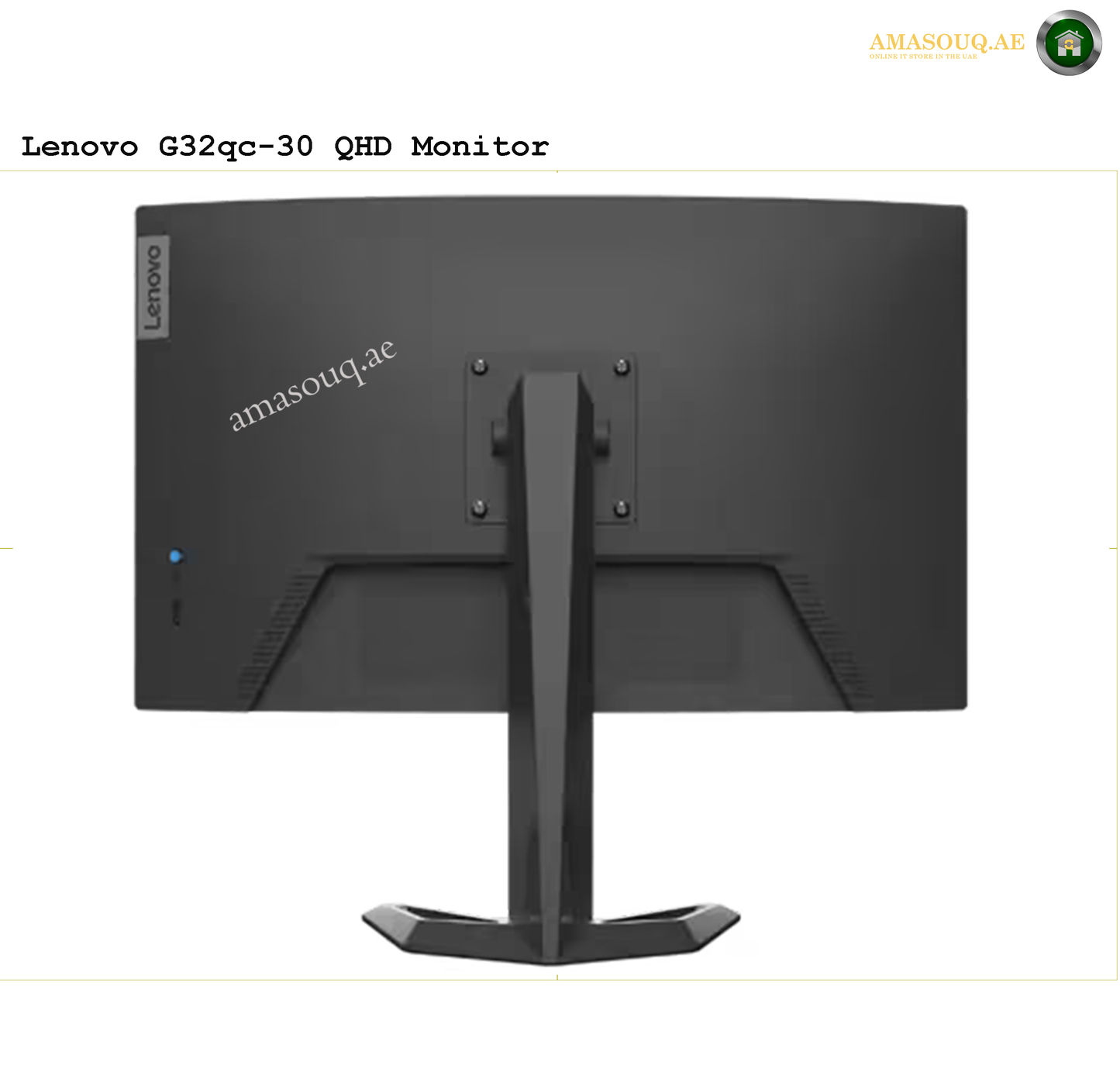 Lenovo QHD Gaming Monitor - G32qc-30 - 31.5" | AMASOUQ.AE 4