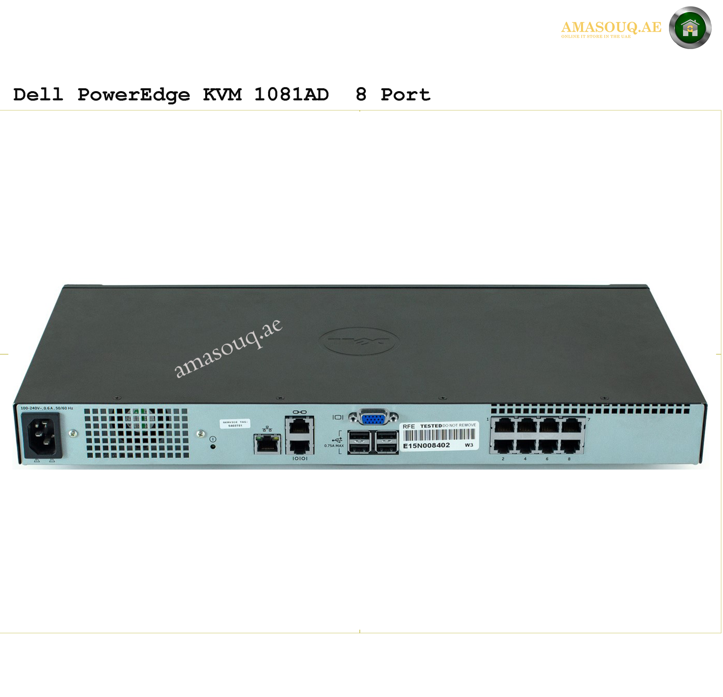 DELL PowerEdge KVM 1081AD - 8 Port