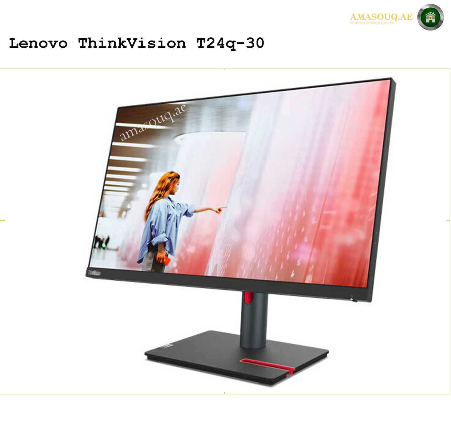 Lenovo ThinkVision P24q-30 Monitor – Perfect for Business & Everyday Use