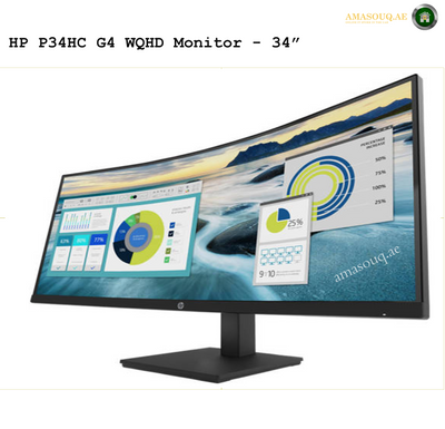 HP P34hc G4 - 34" | AMASOUQ.AE SIDE VIEW 1