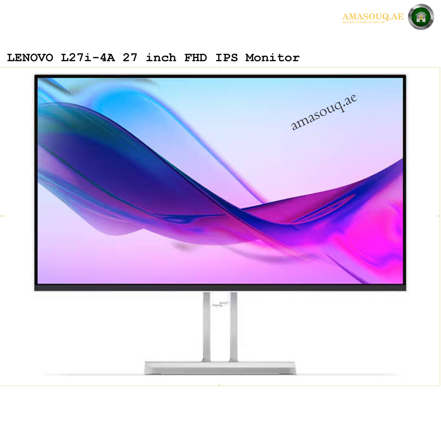 Lenovo L27i-4A / 27" Monitor | AMASOUQ.AE 3