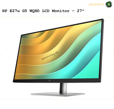 HP E27u G5 - 27" | AMASOUQ.AE SIDE VIEW 1