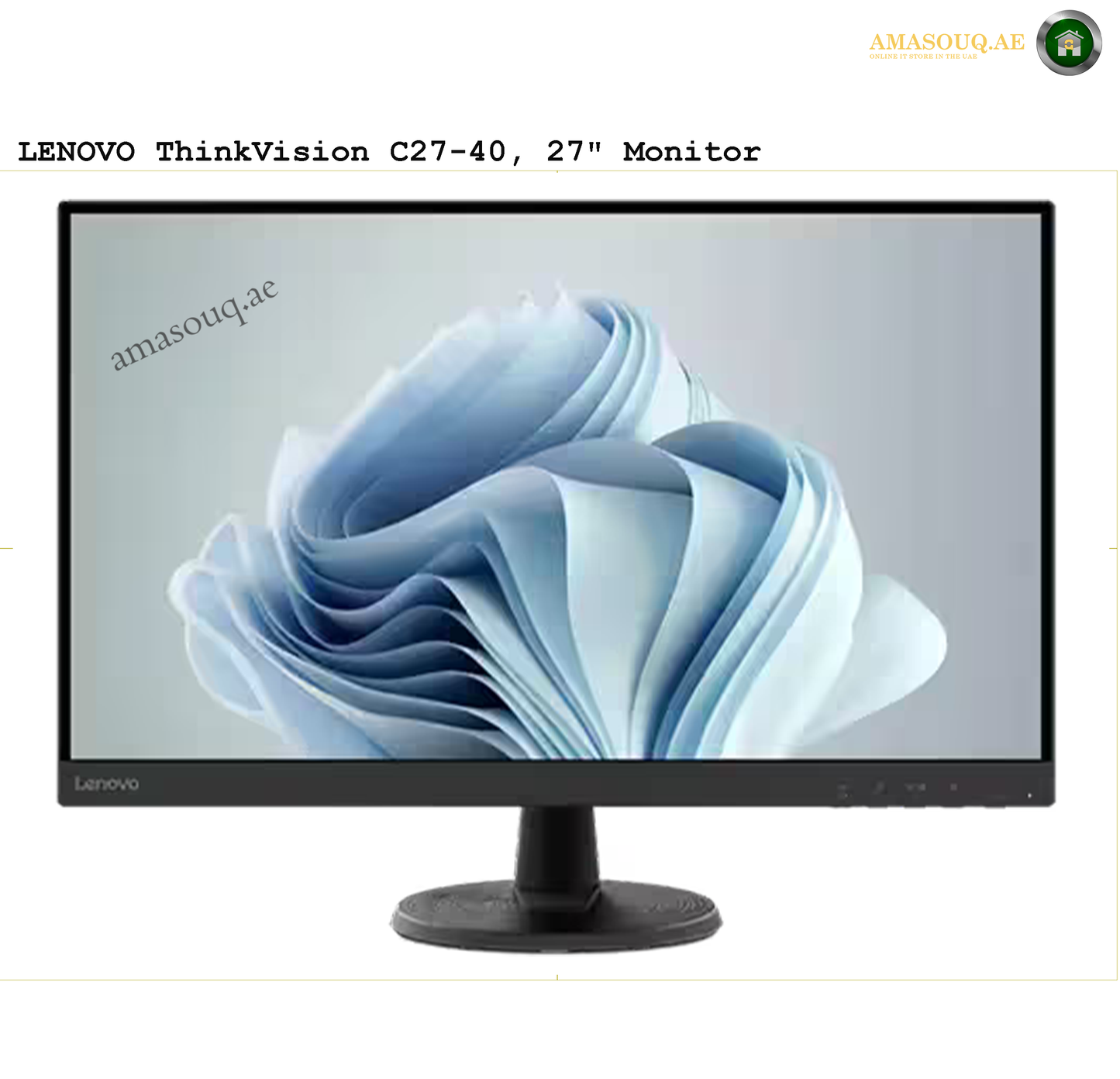 Lenovo Monitor - C27-40 / 27" | AMASOUQ.AE 3