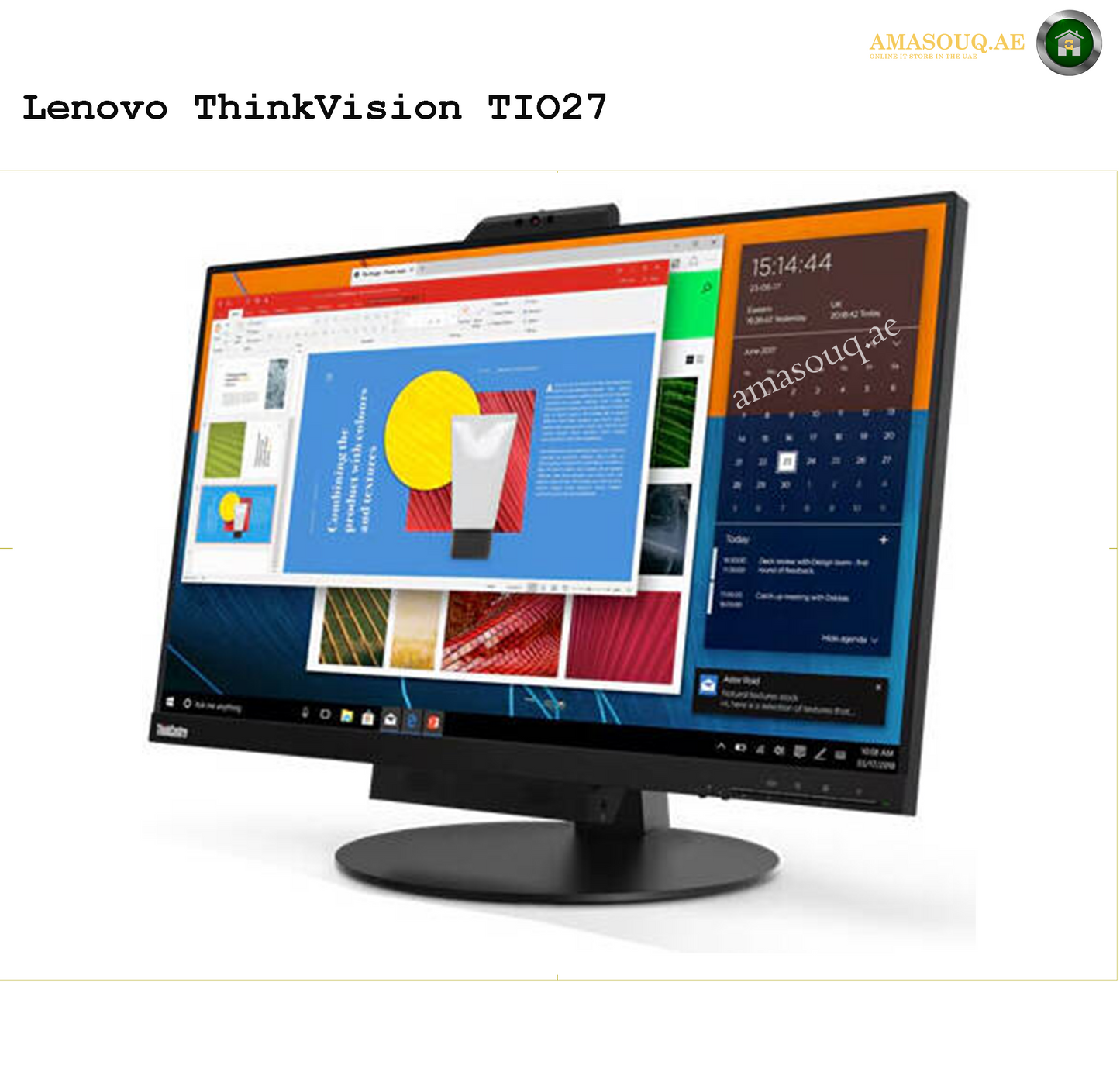 Lenovo ThinkCentre Tiny-In-One (TIO) 27" Monitor – UHD Display for Professionals