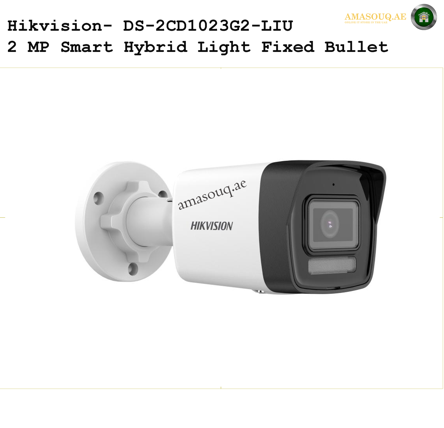 Hikvision 2 MP Smart Fixed Dome / Bullet - DS-2CD1123G2-LIU | DS-2CD1023G2-LIU