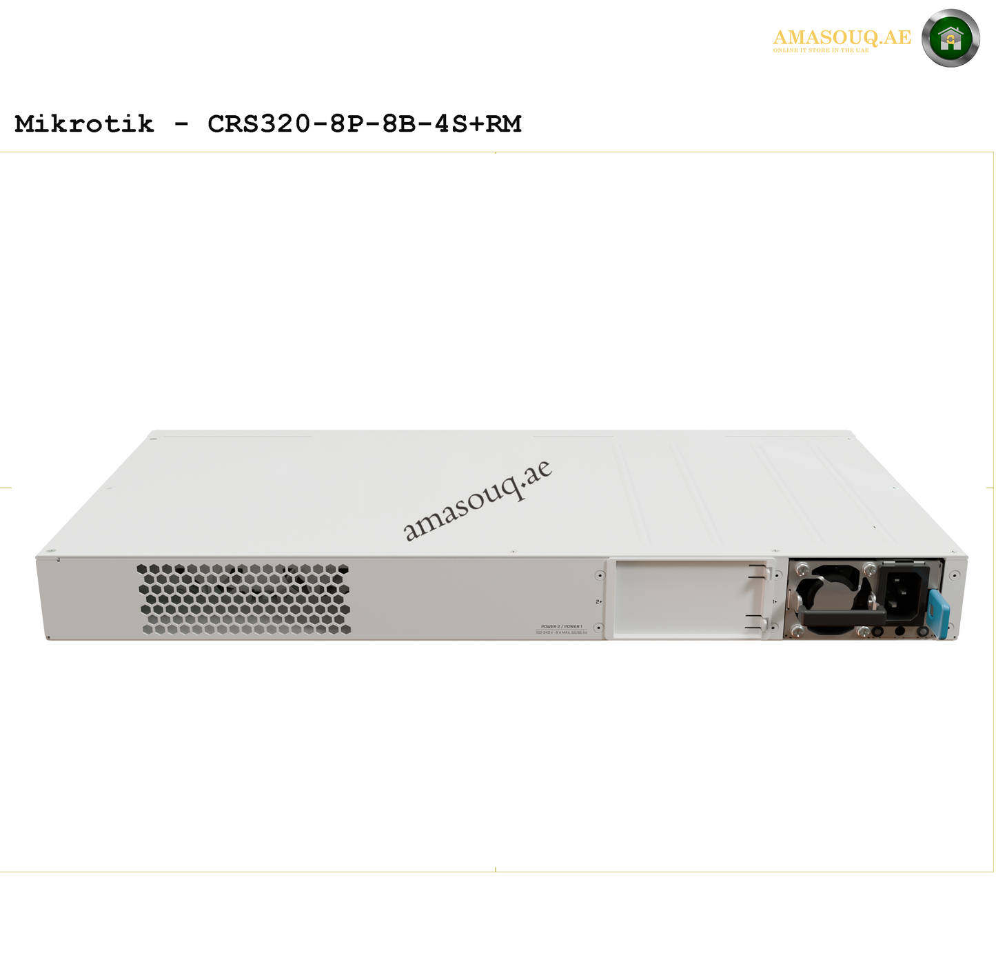 Mikrotik CRS320-8P-8B-4S+RM at AMASOUQ.AE- back view