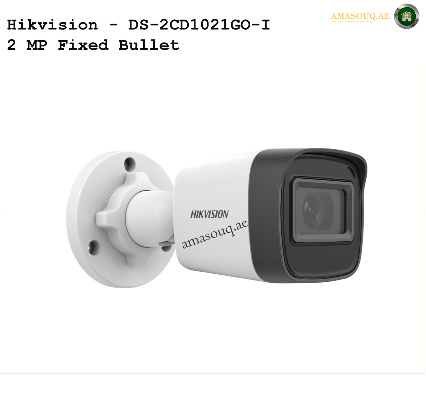 Hikvision 2 MP Fixed Turret / Bullet - DS-2CD1321GO-I | DS-2CD1021G0-I