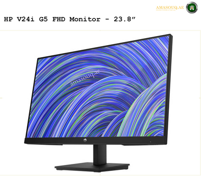 HP V24i G5 - 24" | AMASOUQ.AE SIDE VIEW 1