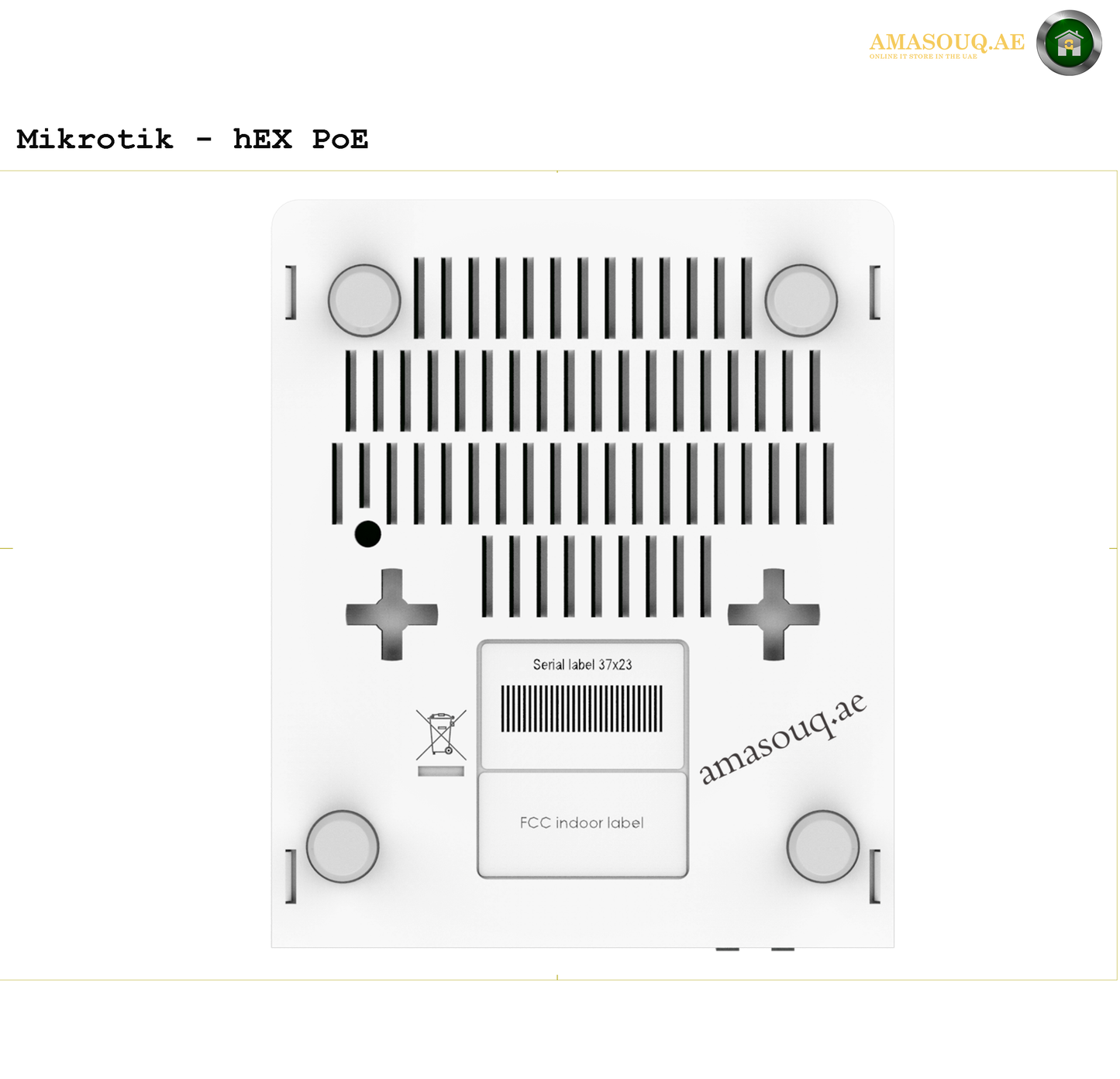 MikroTik - RB960PGS (hEX PoE) | AMASOUQ.AE BACK VIEW