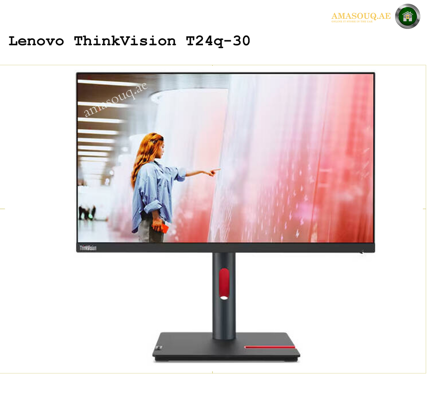 Lenovo ThinkVision P24q-30 Monitor – Perfect for Business & Everyday Use