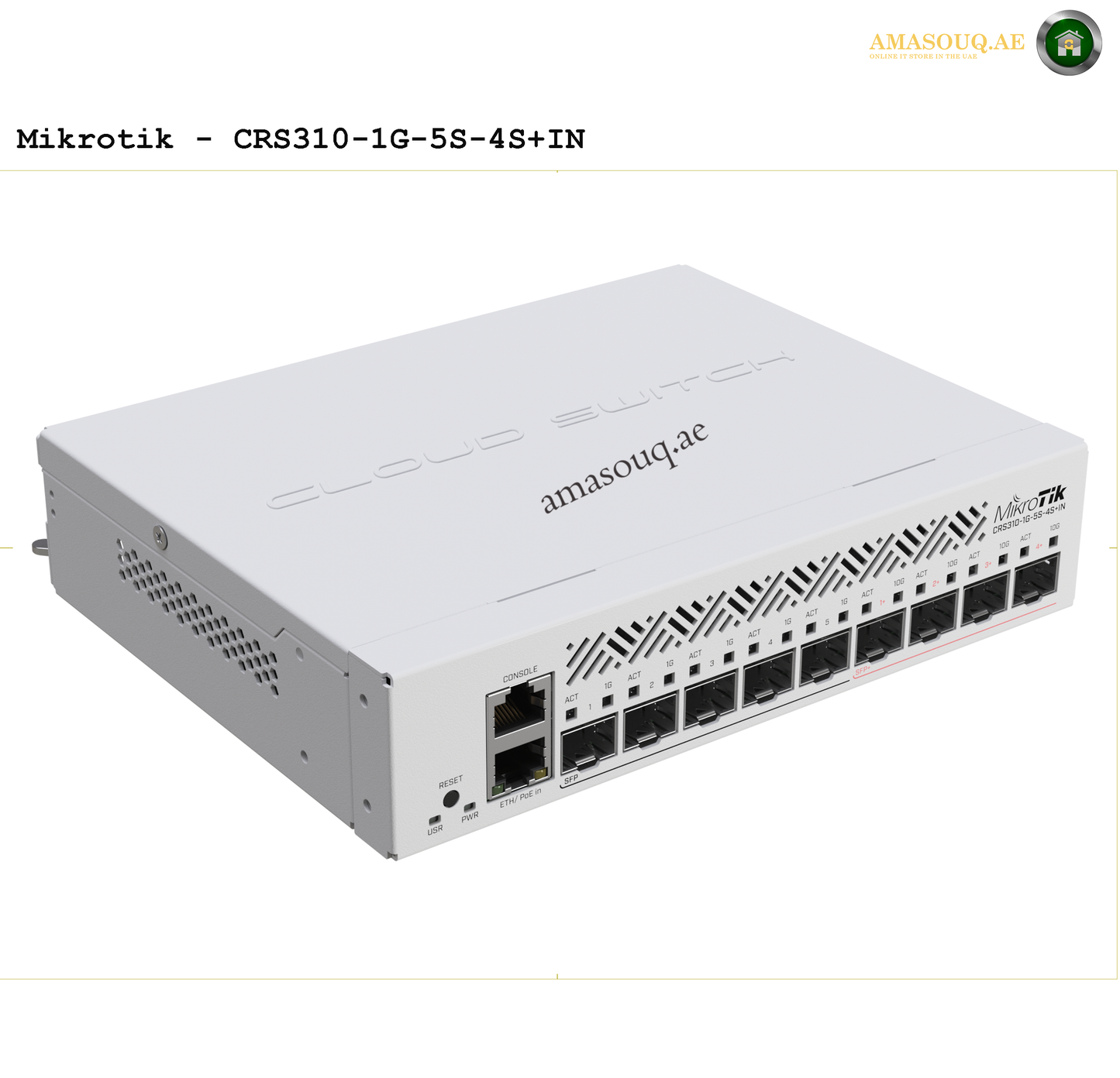 MikroTik - CRS310-1G-5S-4S+IN | High-Performance Cloud Router Switch