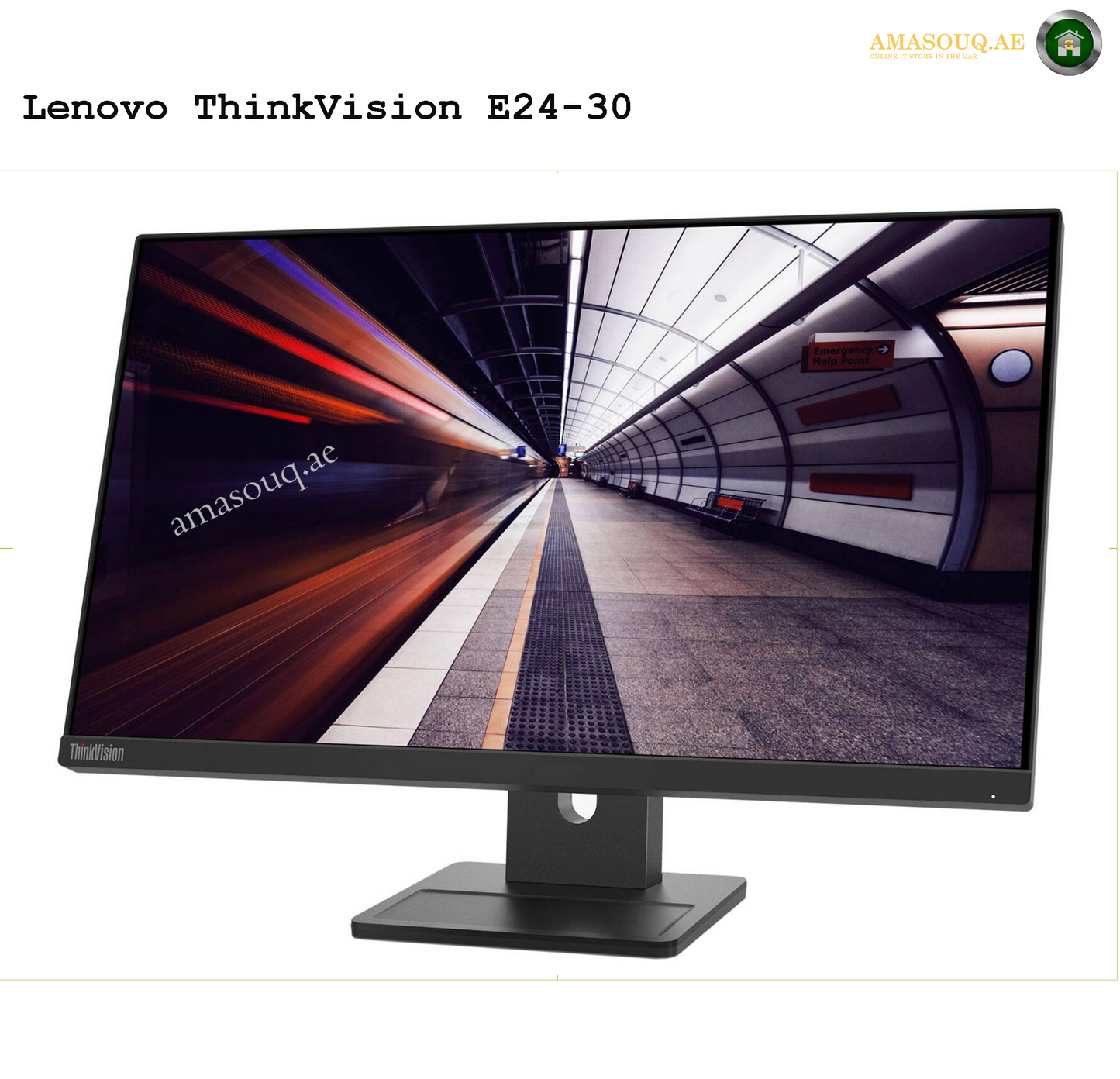 Lenovo ThinkVision E24-30 Monitor – Eye Comfort, Clarity & Performance