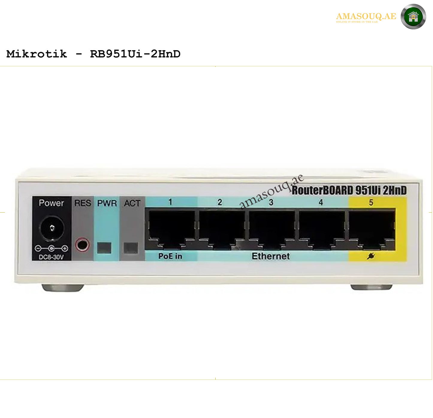 Mikrotik router at amasouq.ae front view
