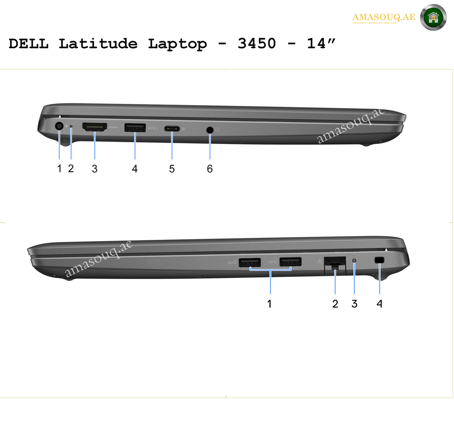 Dell Latitude Laptop - 3450 - 14" - Ubuntu | Reliable Business Laptop