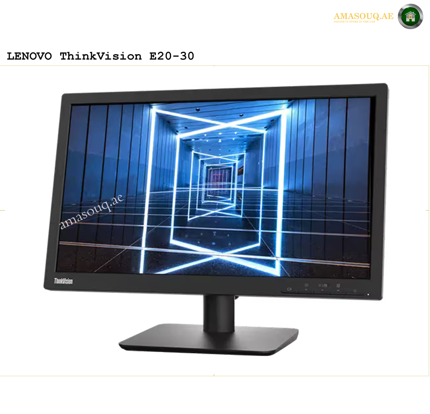 Lenovo - ThinkVision E20-30 19.5" Monitor | Reliable Display for Work & Home