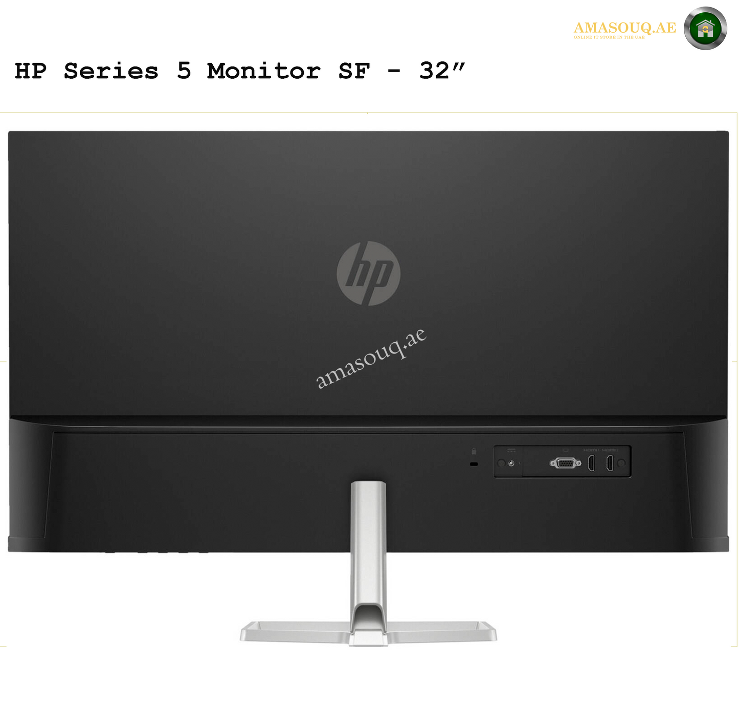 HP S5 232SF - 32" | AMASOUQ.AE BACK VIEW