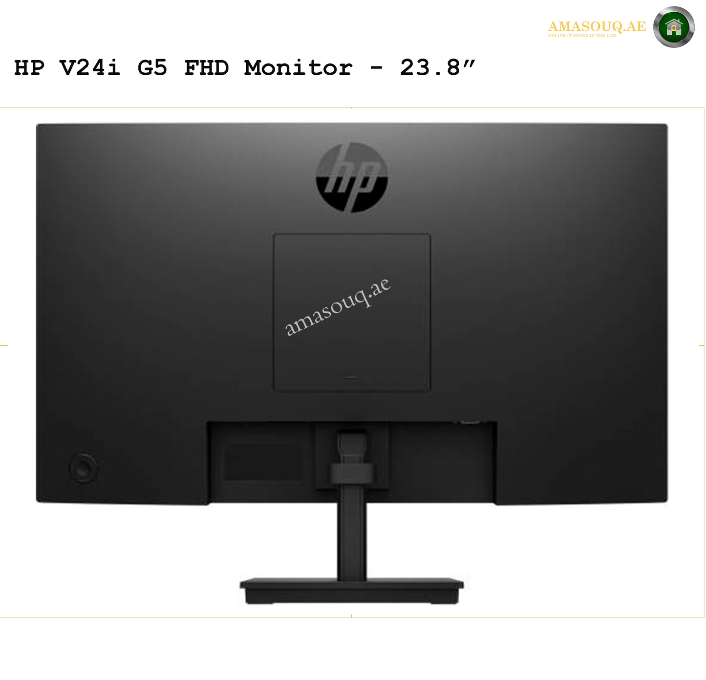 HP V24i G5 - 24" | AMASOUQ.AE BACK VIEW