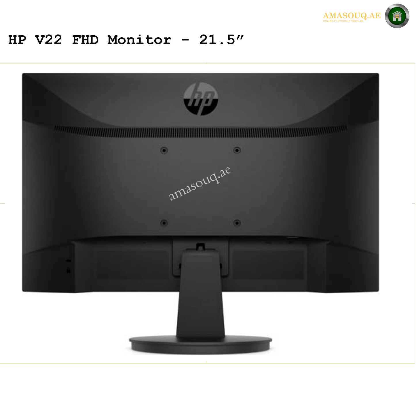 HP V22 - 21.5" | AMASOUQ.AE BACK VIEW