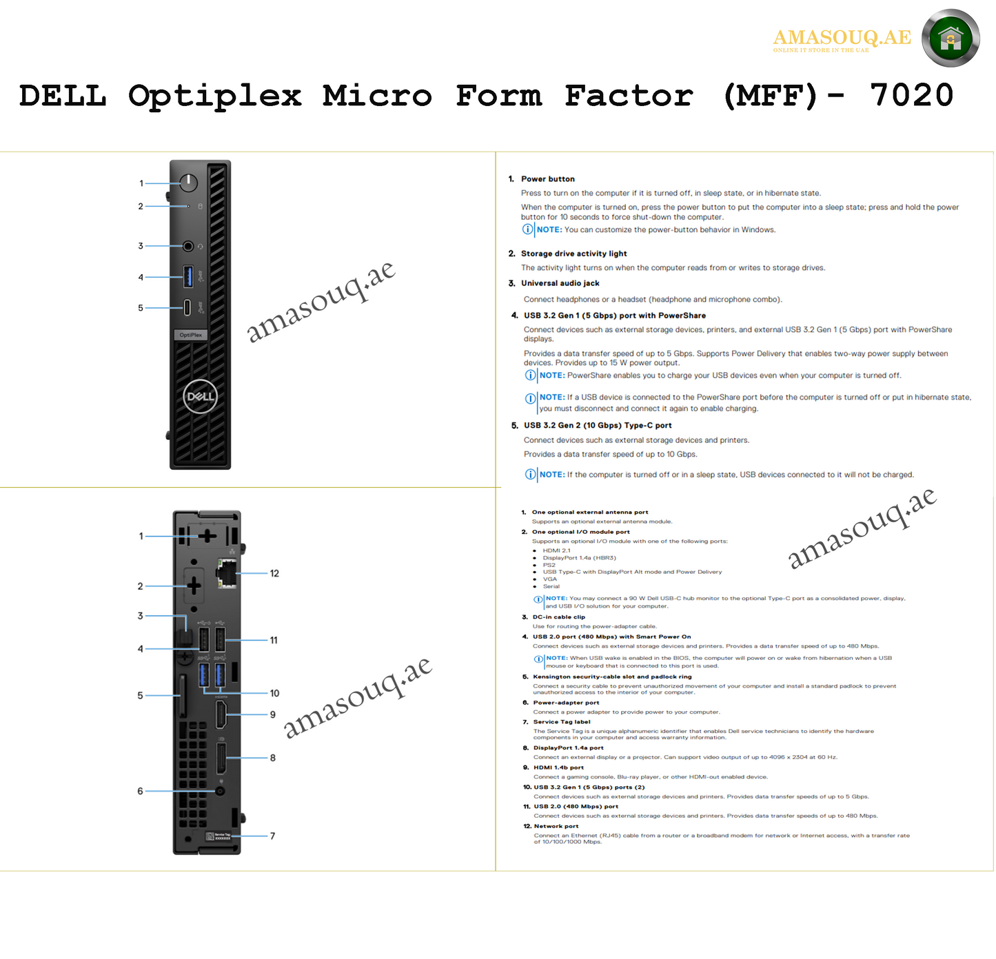 DELL Optiplex 7020 - MFF - Ubuntu Linux | Compact & Powerful Desktop