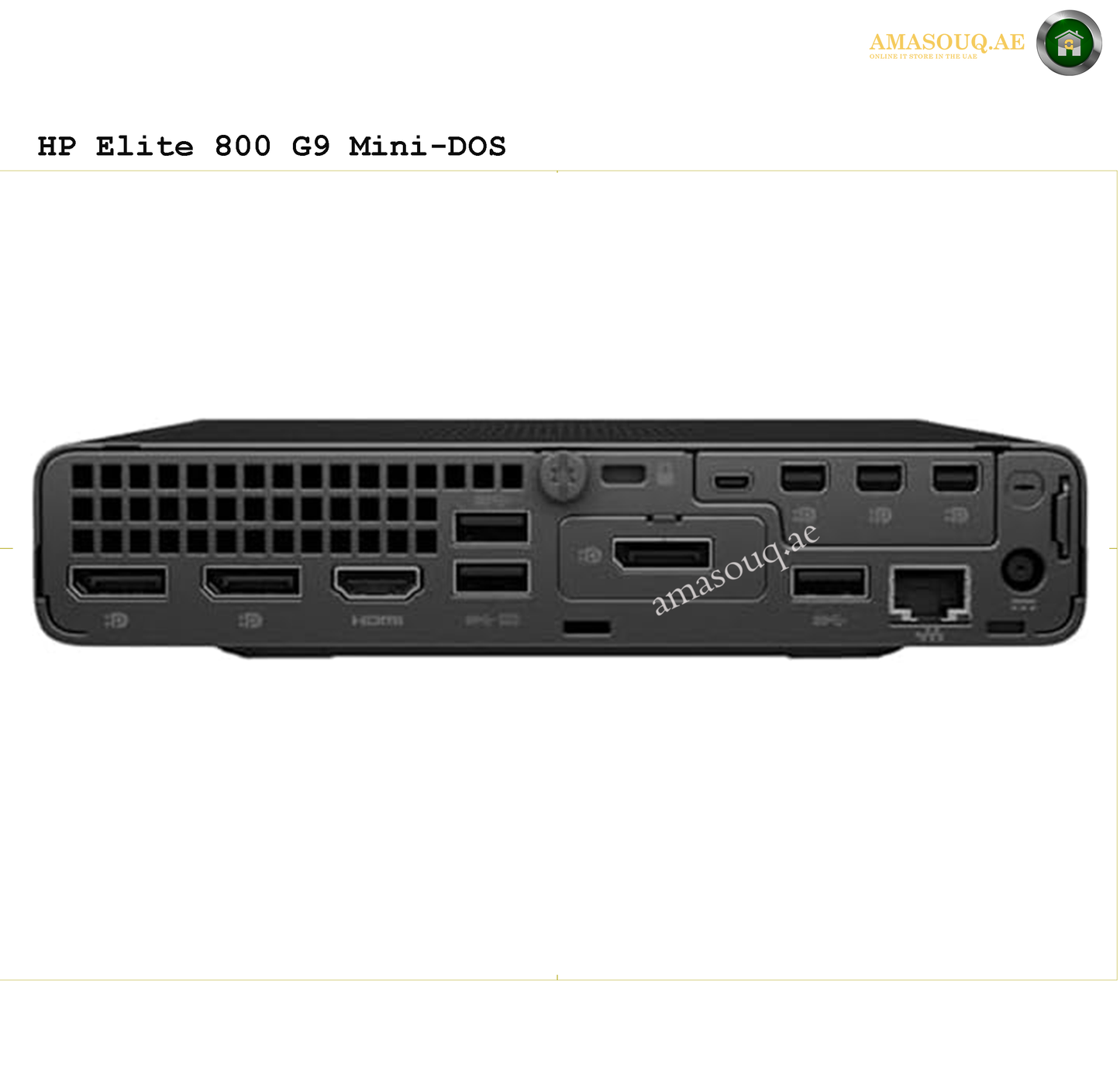 HP Elite 800 G9 Mini | AMASOUQ.AE BACK VIEW
