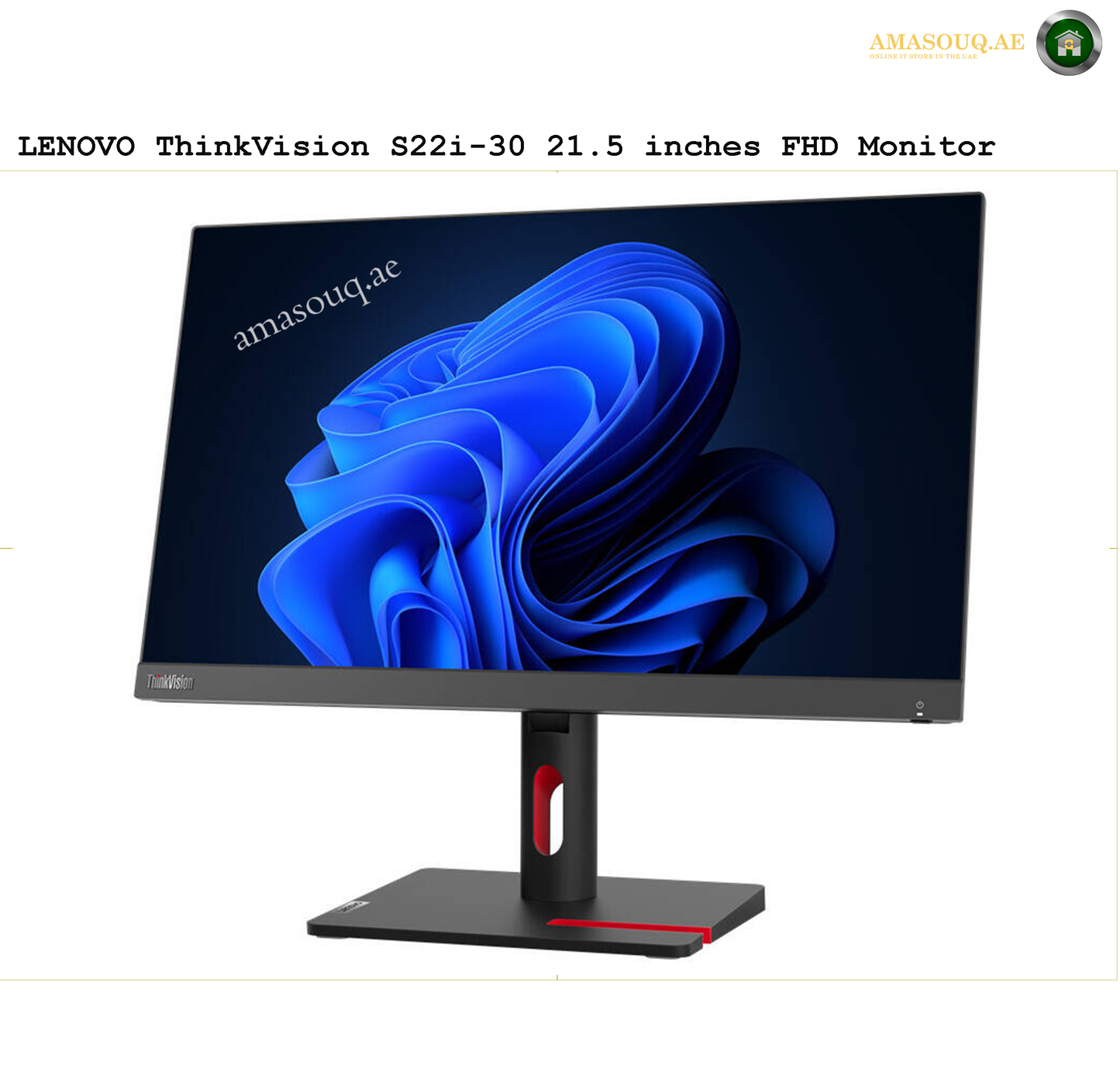 Lenovo Monitor - S22i-30 / 21.5" | AMASOUQ.AE 4