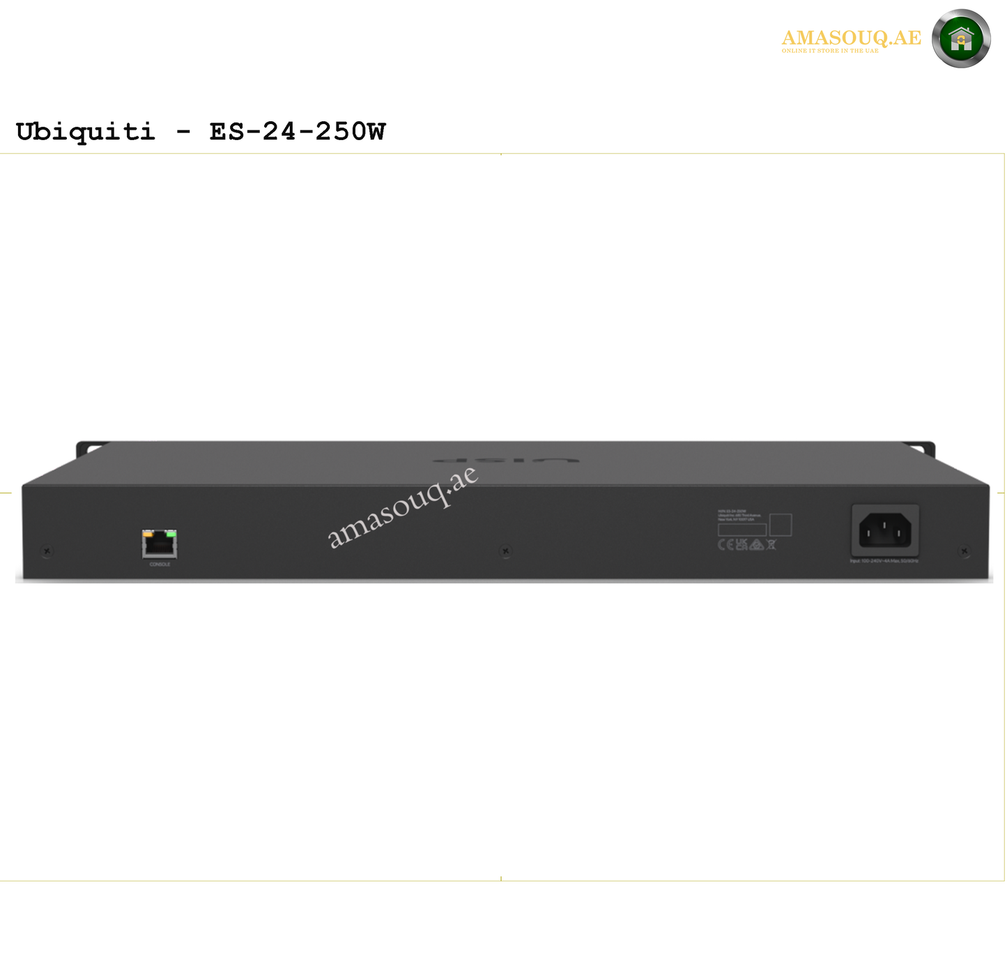 Ubiquiti - EdgeSwitch 24 PoE (250W) - ES-24-250W | High-Performance Managed Switch