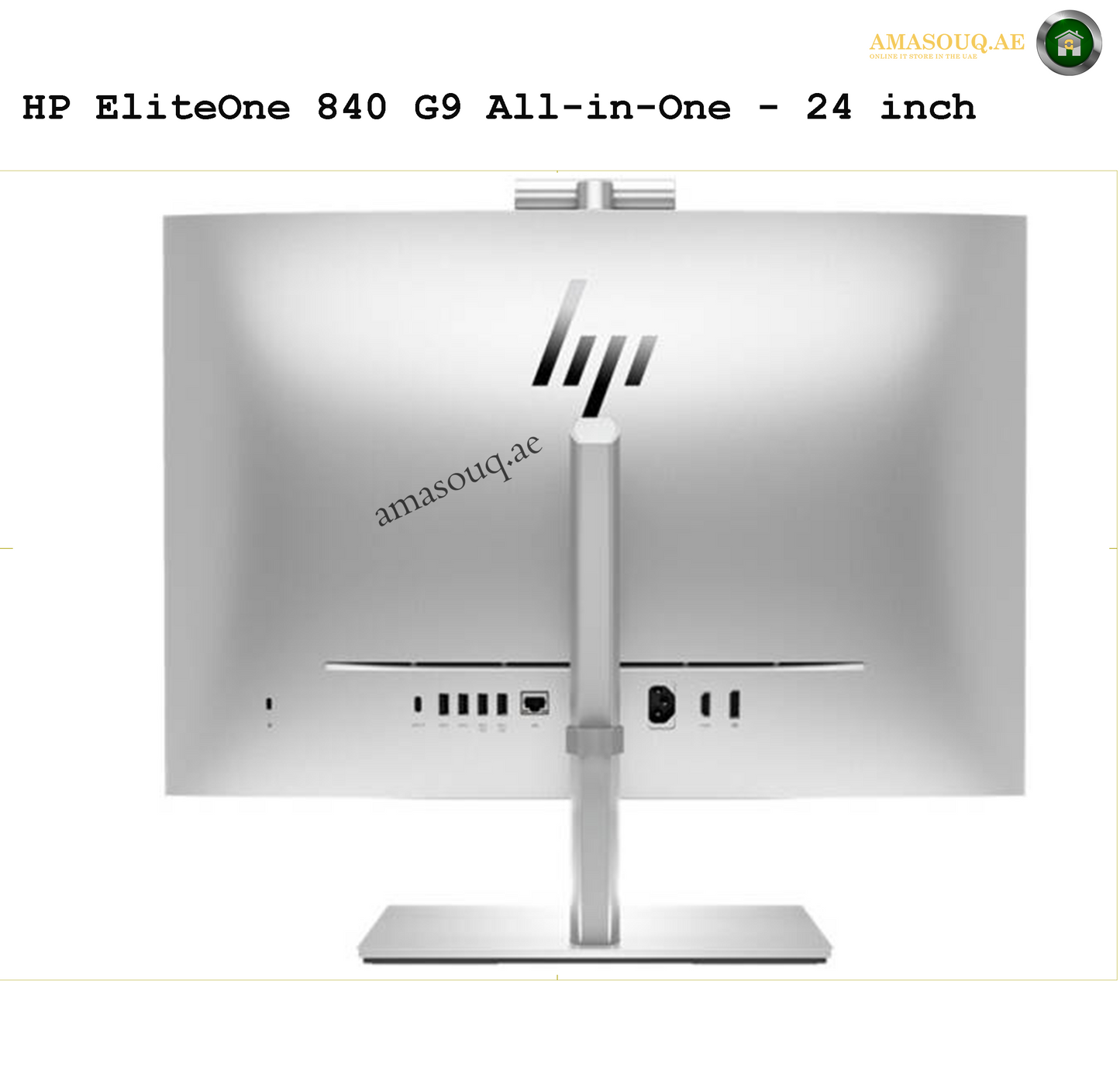 HP EliteOne 840 G9 AIO PC 23.8" | AMASOUQ.AE BACK VIEW