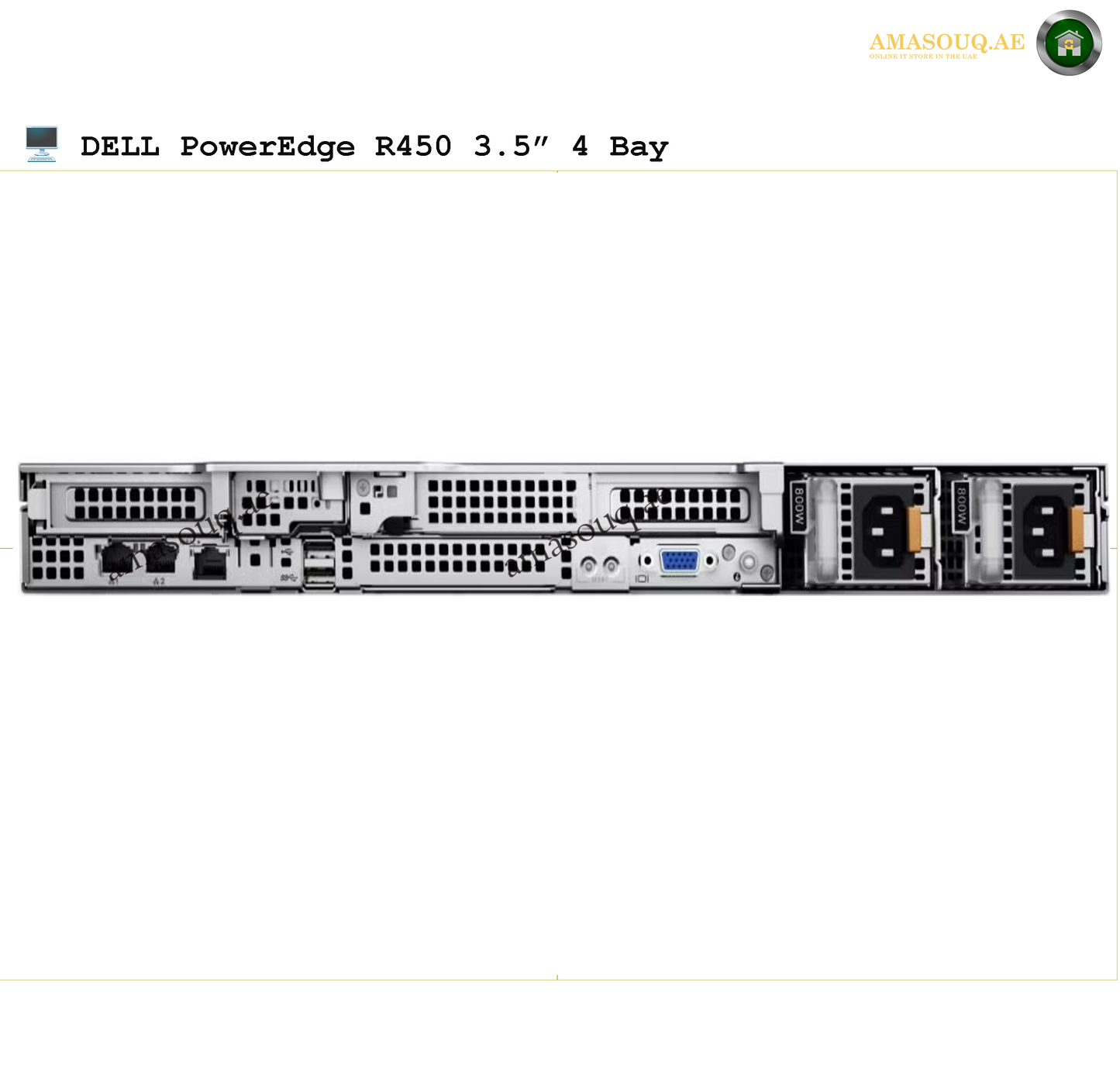 DELL PowerEdge R450 Rack Server | AMASOUQ.AE 6