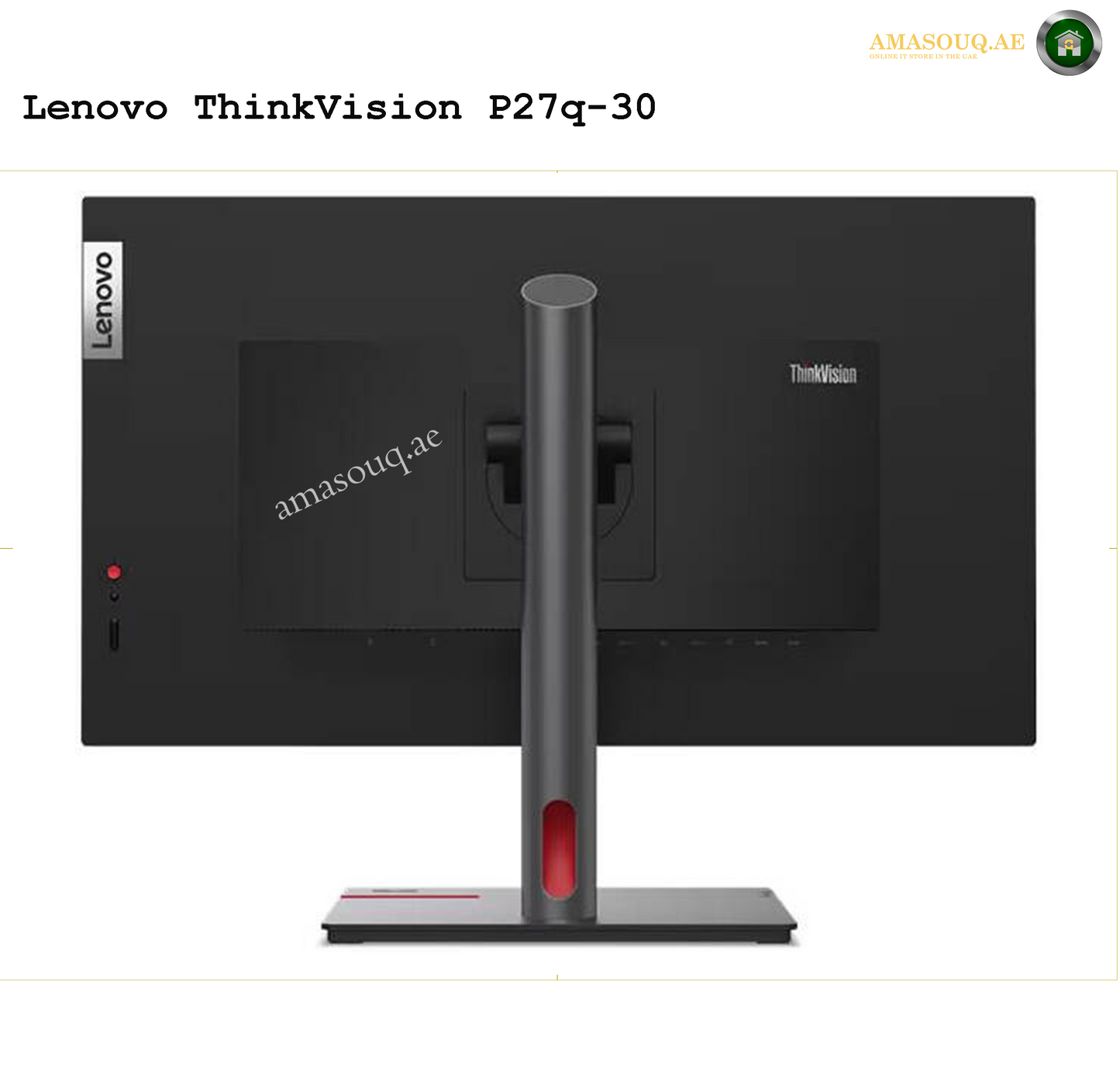 Lenovo ThinkVision P27q-30 Monitor 27" – Premium QHD Visuals & Ergonomic Design