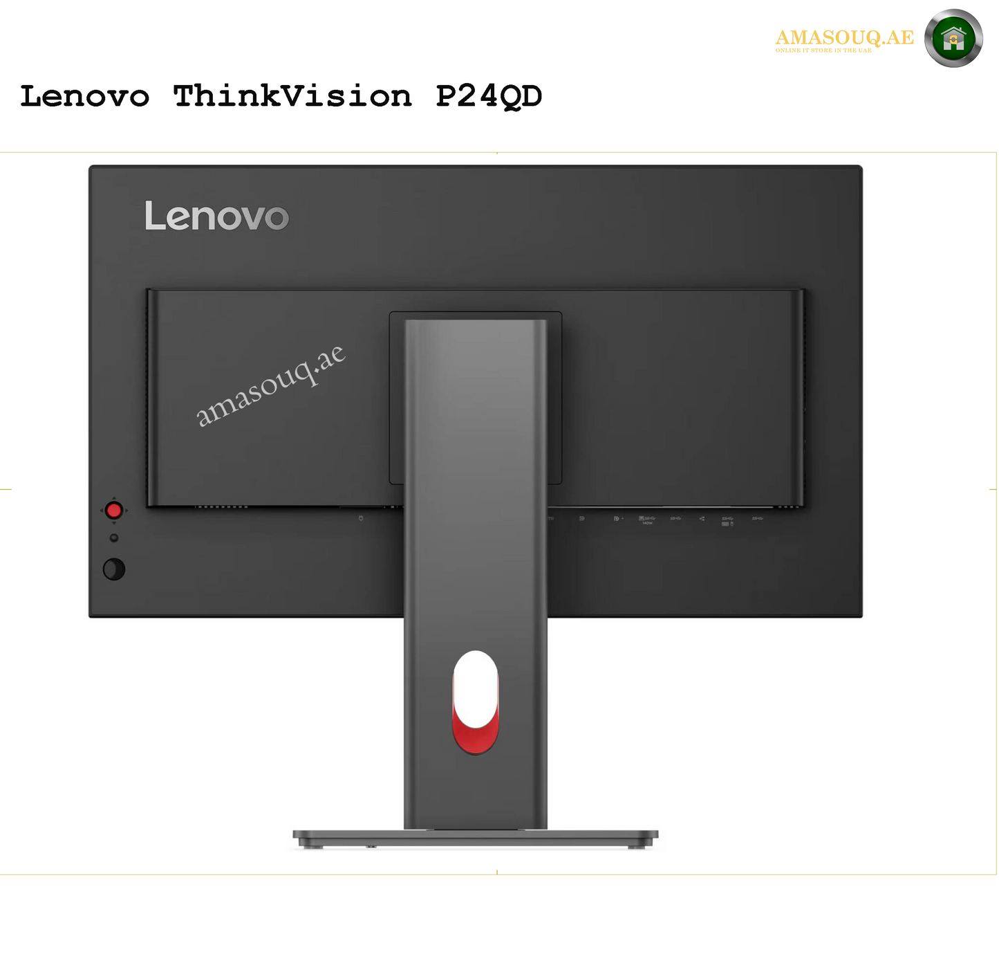 ThinkVision P24QD-40 Monitor – Premium 24" QHD Monitor for Professionals