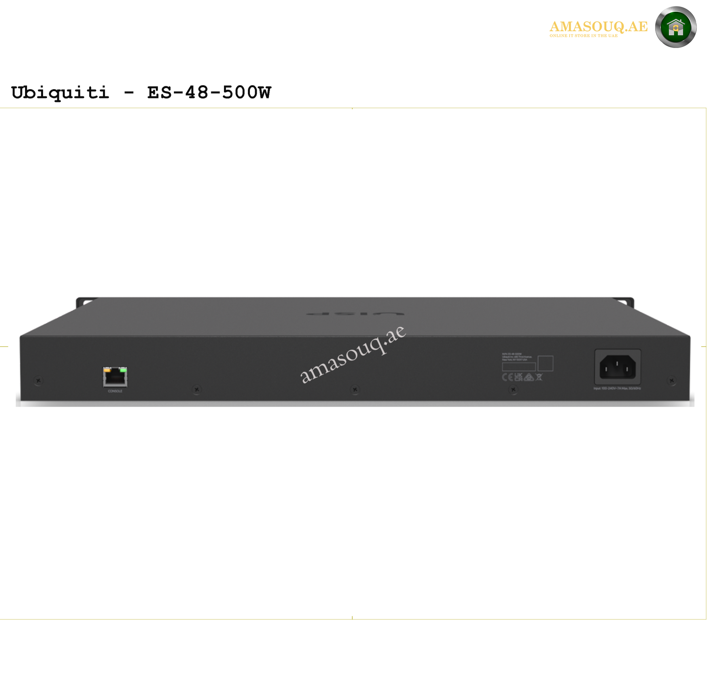 Ubiquiti EdgeSwitch 48 PoE (500W) ES-48-500W | AMASOUQ.AE 5
