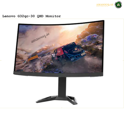 Lenovo QHD Gaming Monitor - G32qc-30 - 31.5" | AMASOUQ.AE 2