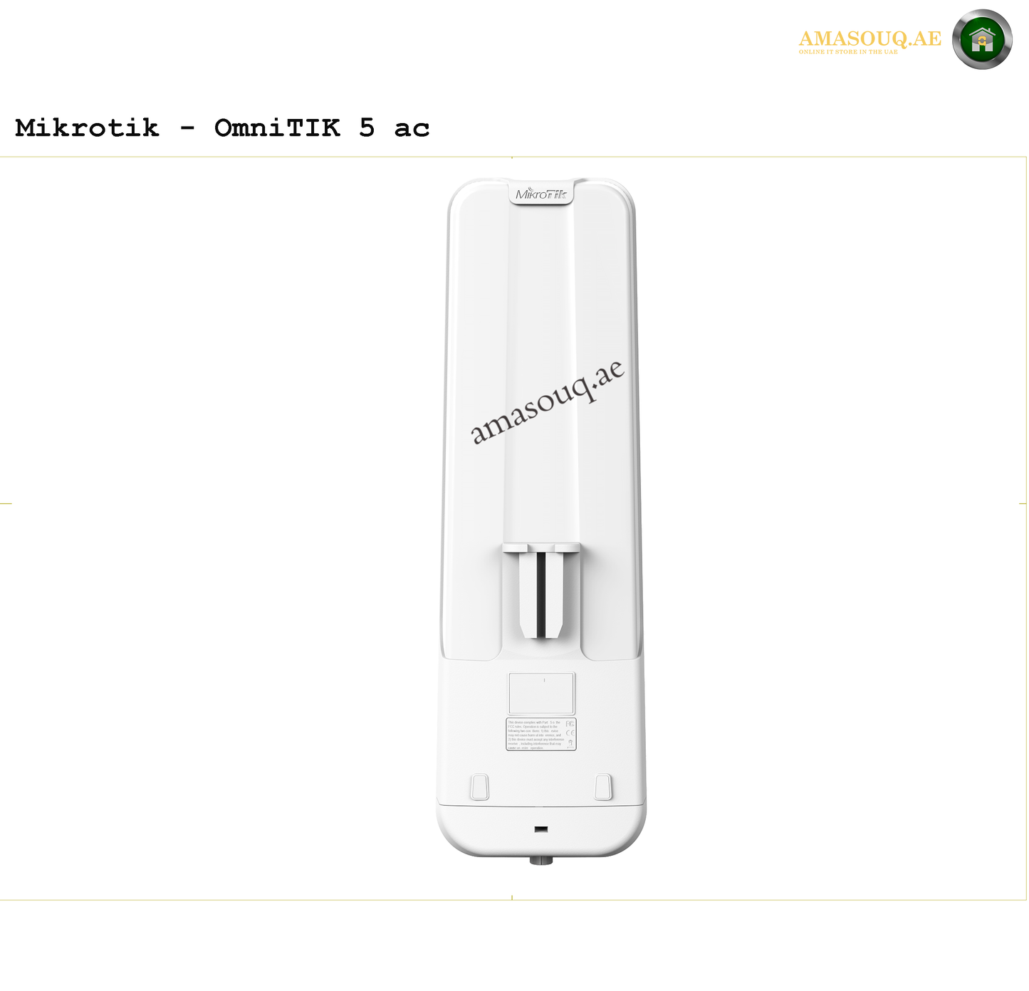 Mikrotik OmniTIK 5 ac devicE at Amasouq.ae back view