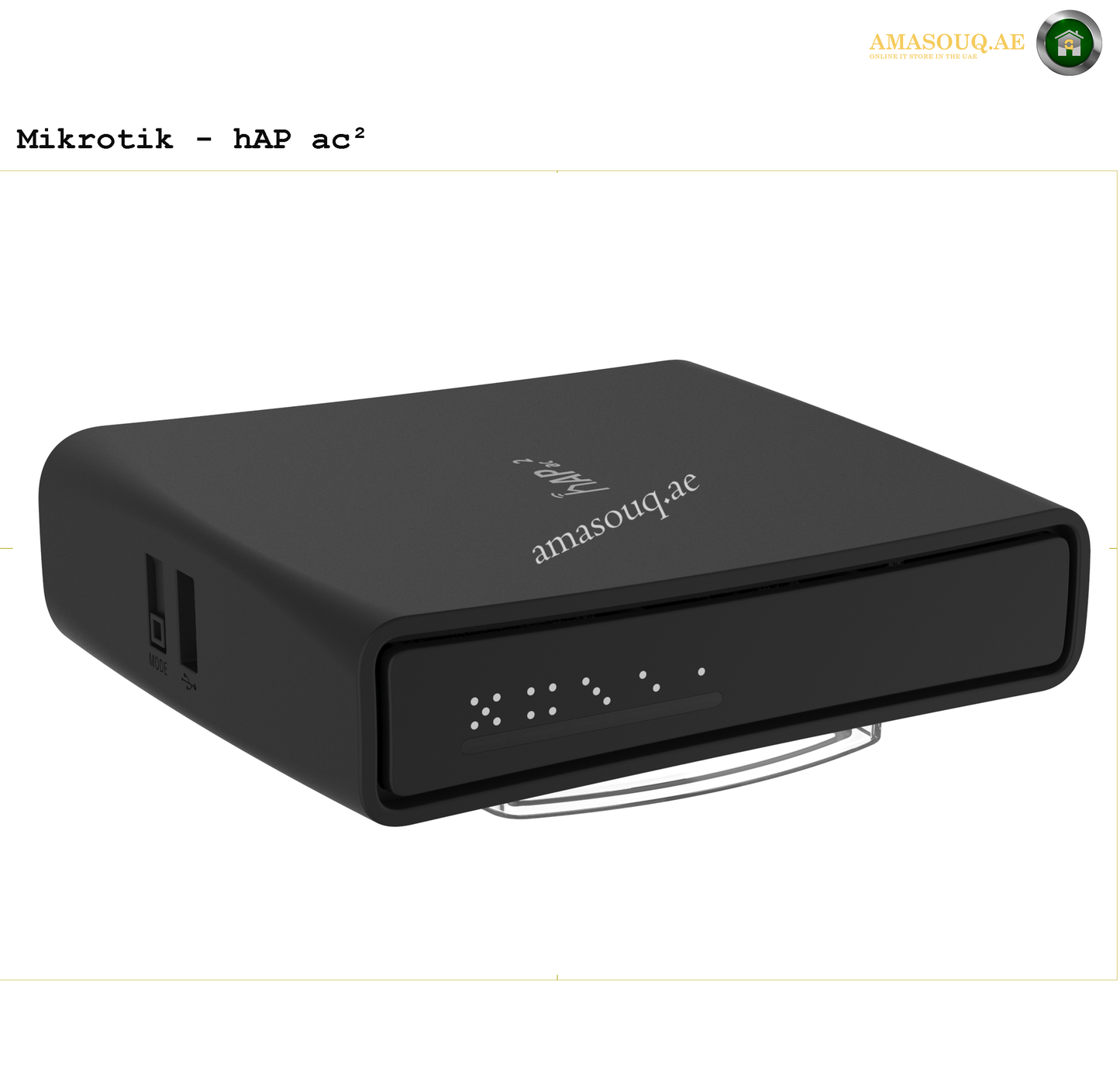 Mikrotik router hap ac2 | AMASOUQ.AE BACK VIEW 1