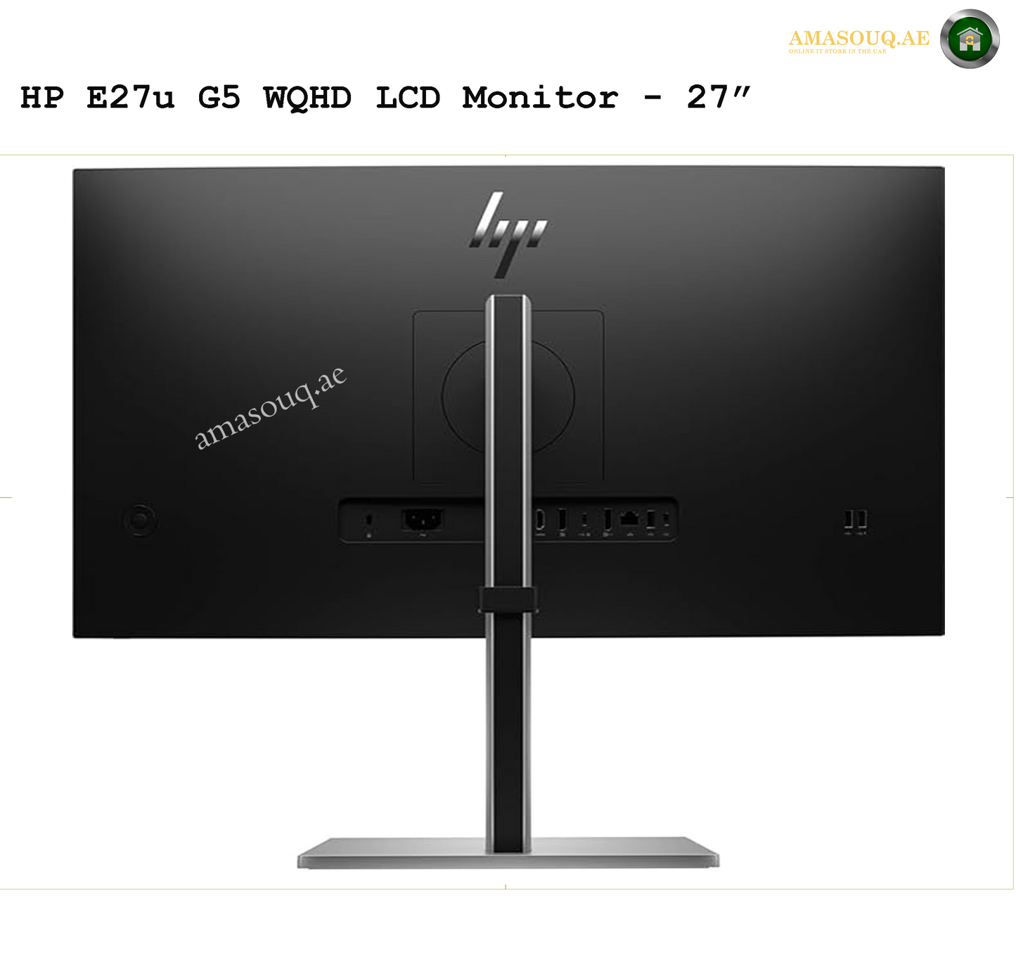 HP E27u G5 - 27" | AMASOUQ.AE BACK VIEW