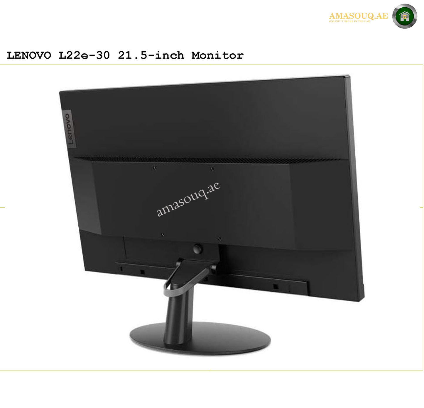 Lenovo Monitor - L22e-30 / 21.5" | AMASOUQ.AE 4