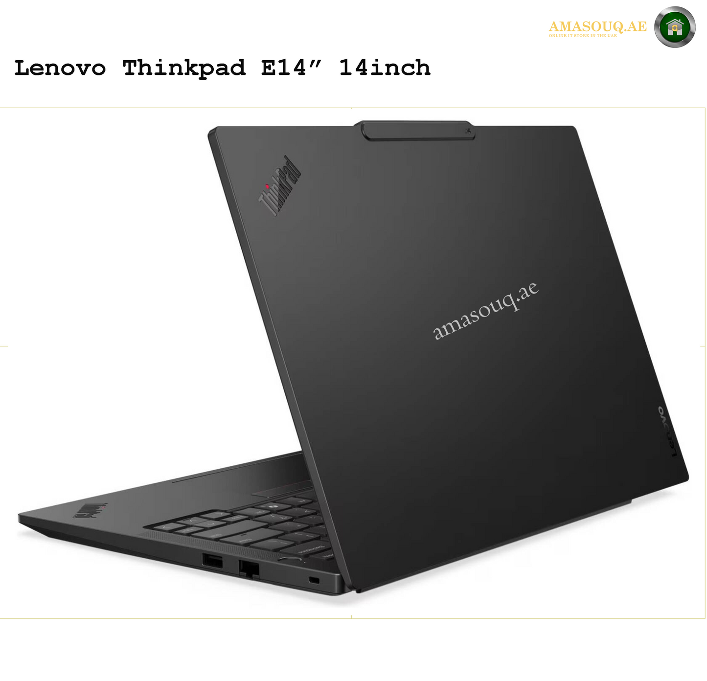 Lenovo ThinkPad E14 Laptop for Business & Everyday Productivity